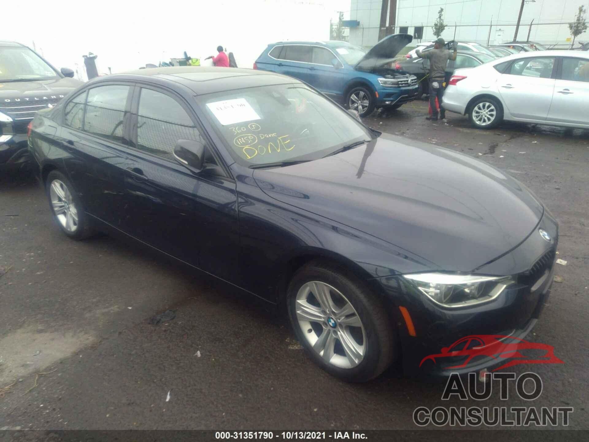 BMW 3 SERIES 2016 - WBA8E3G53GNT26862