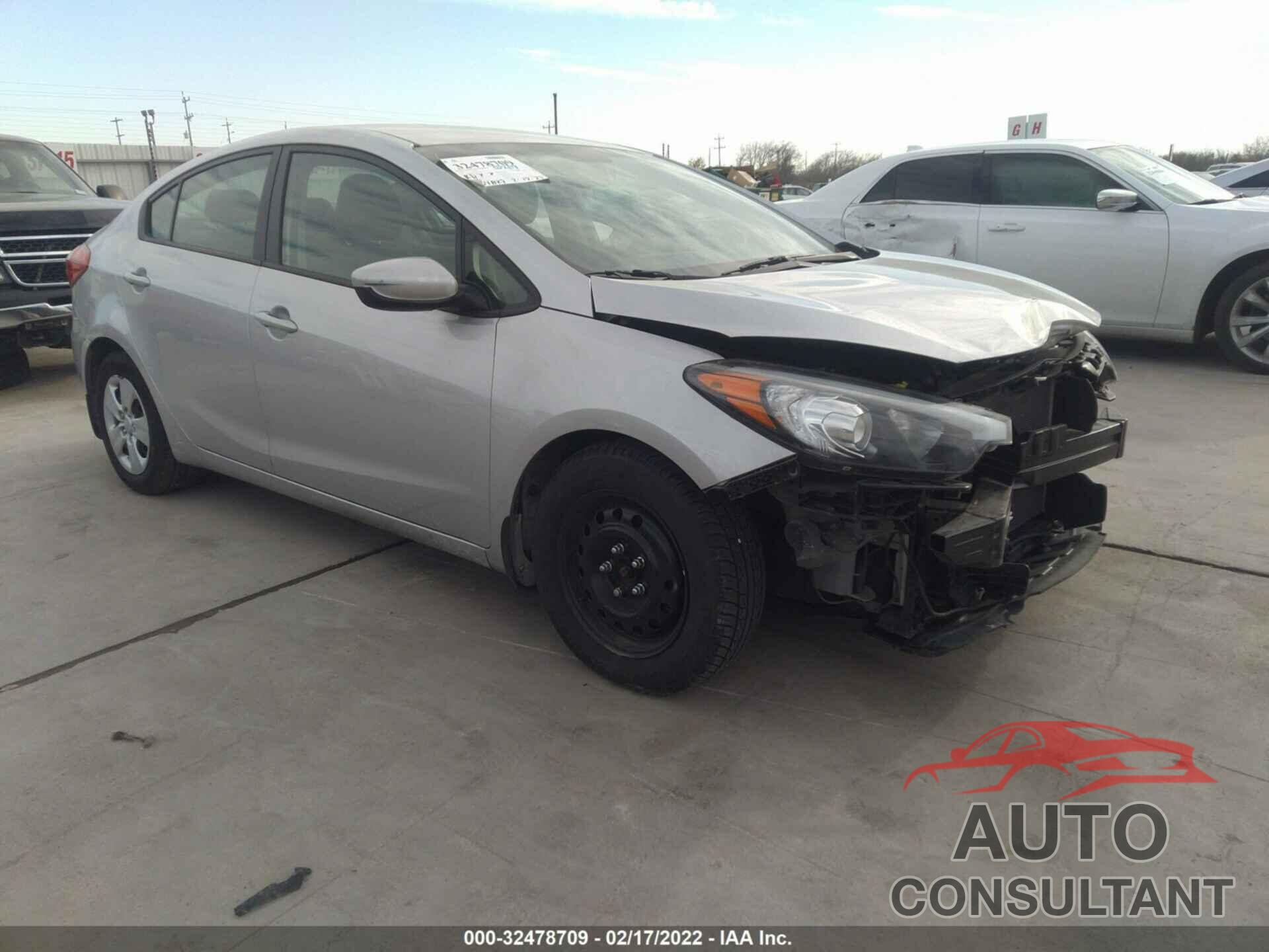 KIA FORTE 2016 - KNAFK4A63G5550351