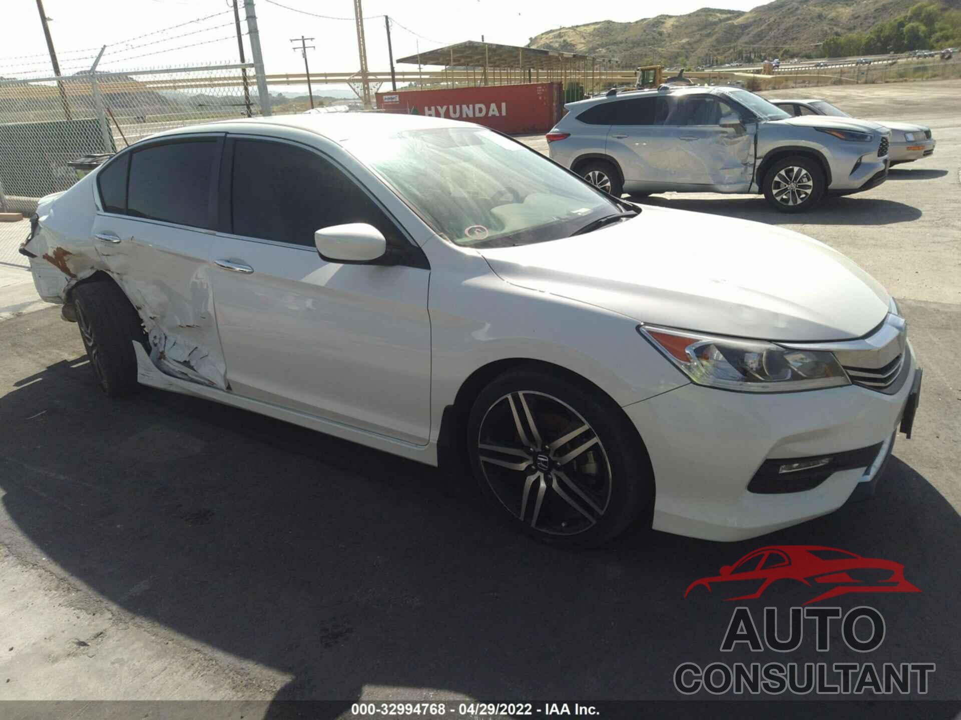 HONDA ACCORD SEDAN 2017 - 1HGCR2F50HA179536