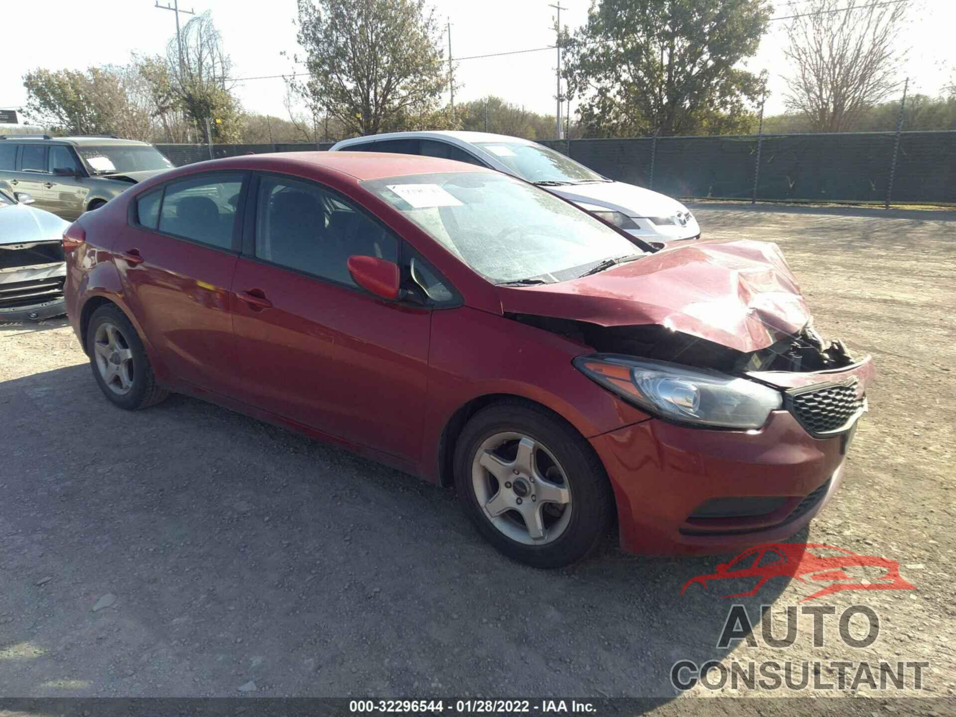 KIA FORTE 2016 - KNAFK4A61G5508387