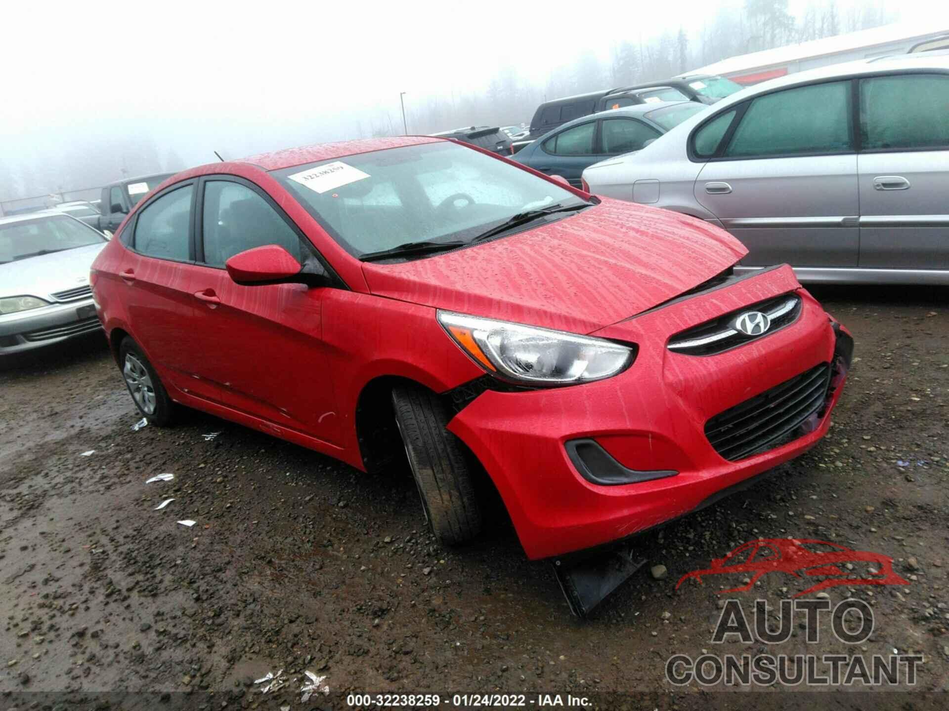 HYUNDAI ACCENT 2016 - KMHCT4AE3GU985298