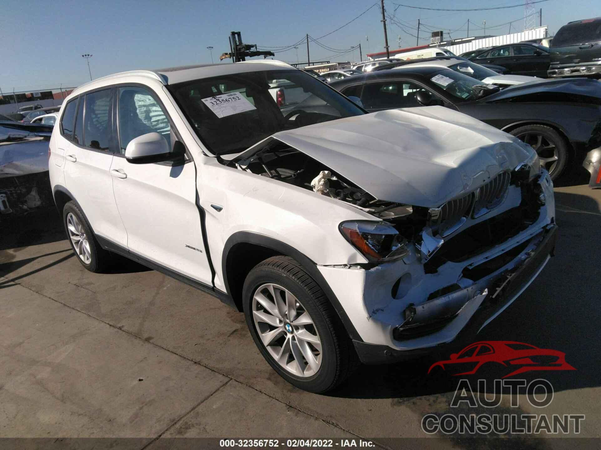 BMW X3 2016 - 5UXWX9C50G0D80342