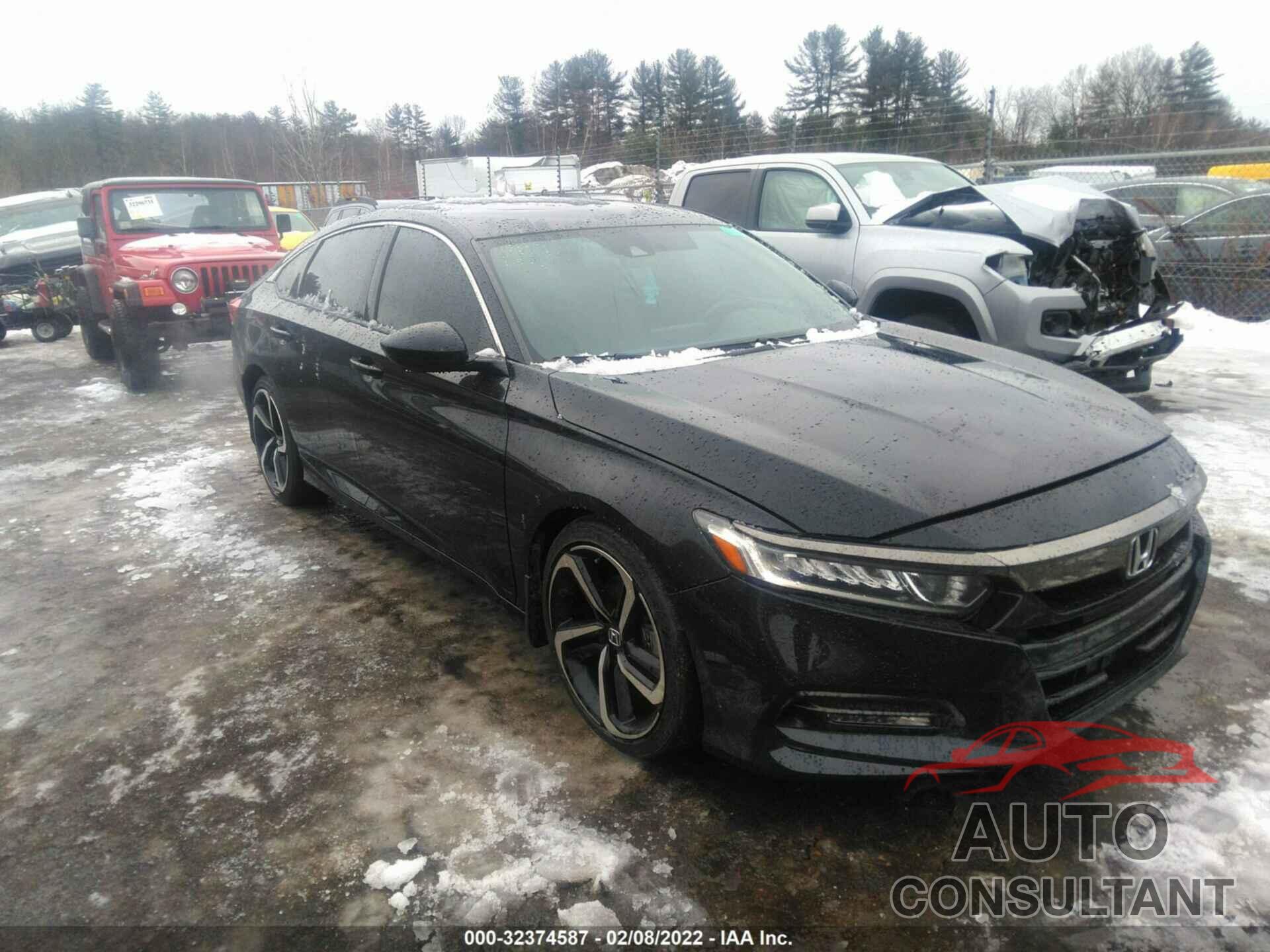 HONDA ACCORD SEDAN 2018 - 1HGCV1F38JA014019