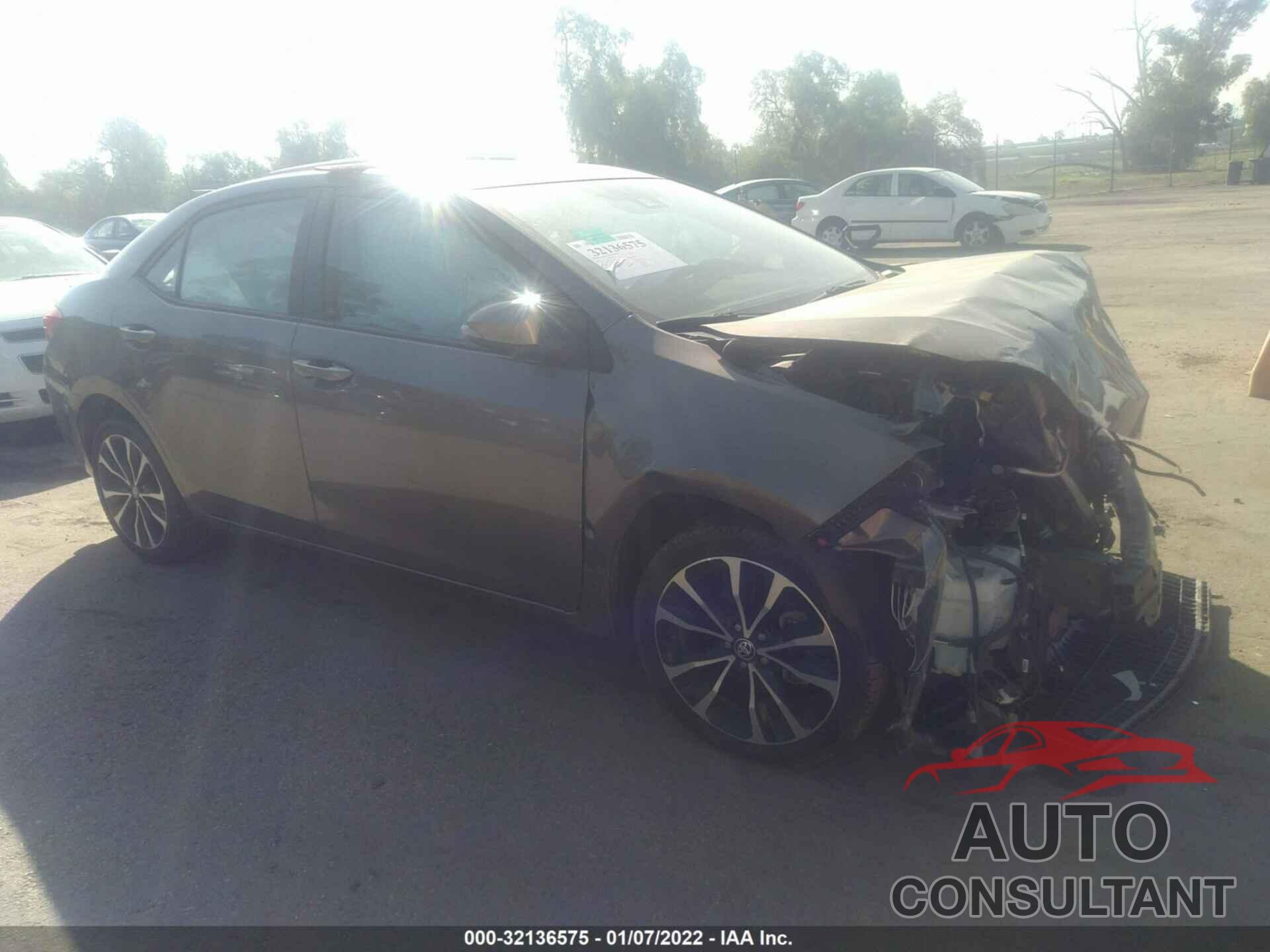 TOYOTA COROLLA 2017 - 5YFBURHE1HP649566