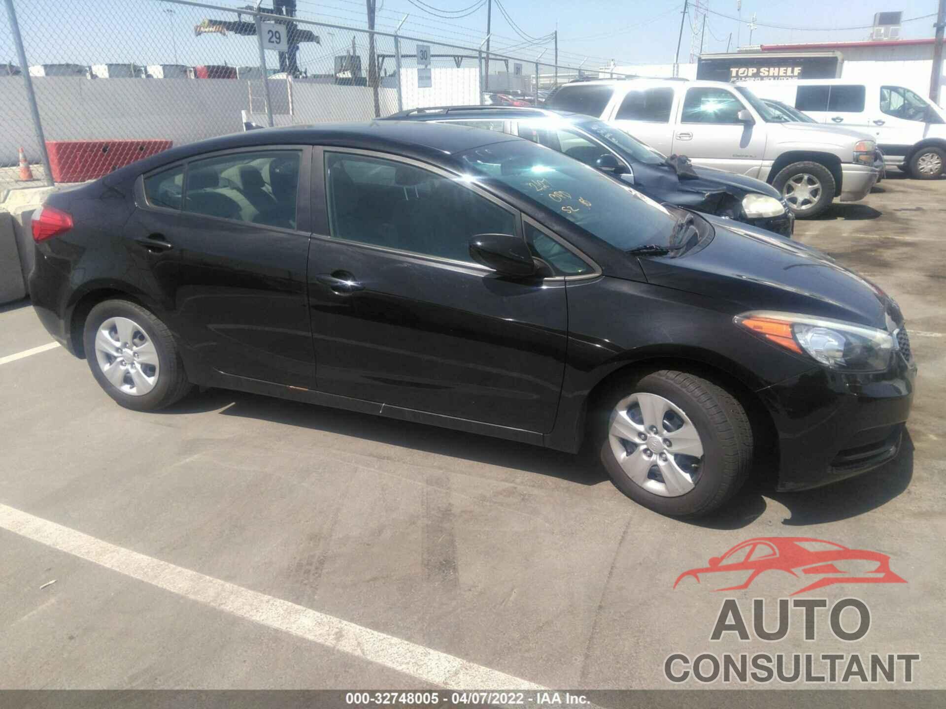 KIA FORTE 2016 - KNAFK4A64G5533414