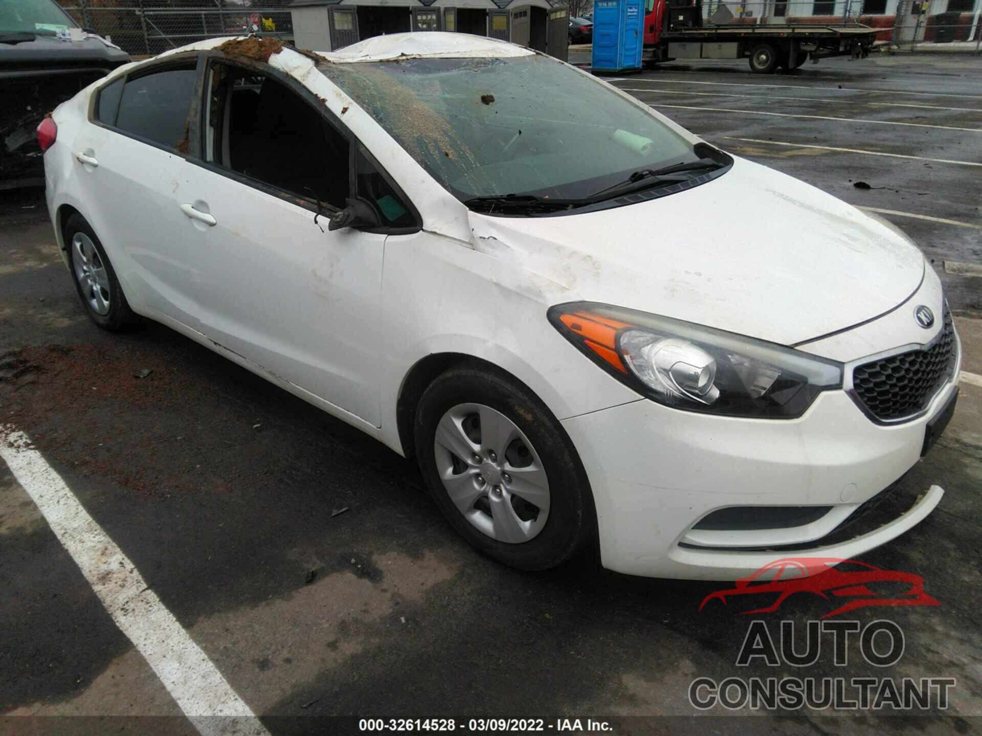 KIA FORTE 2016 - KNAFK4A63G5509962