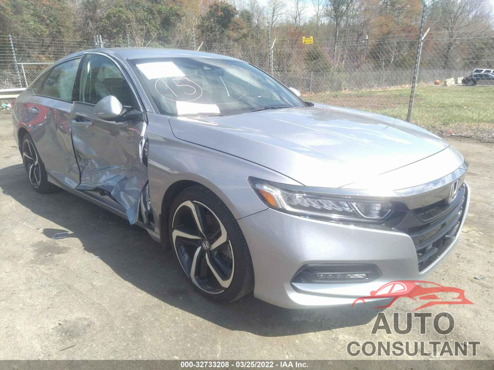 HONDA ACCORD SEDAN 2019 - 1HGCV1F31KA123813