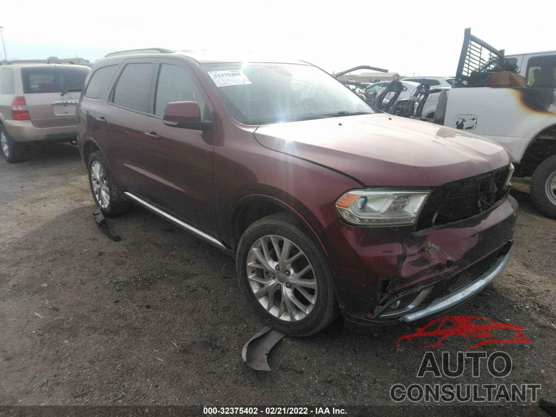 DODGE DURANGO 2016 - 1C4RDJDG1GC341456