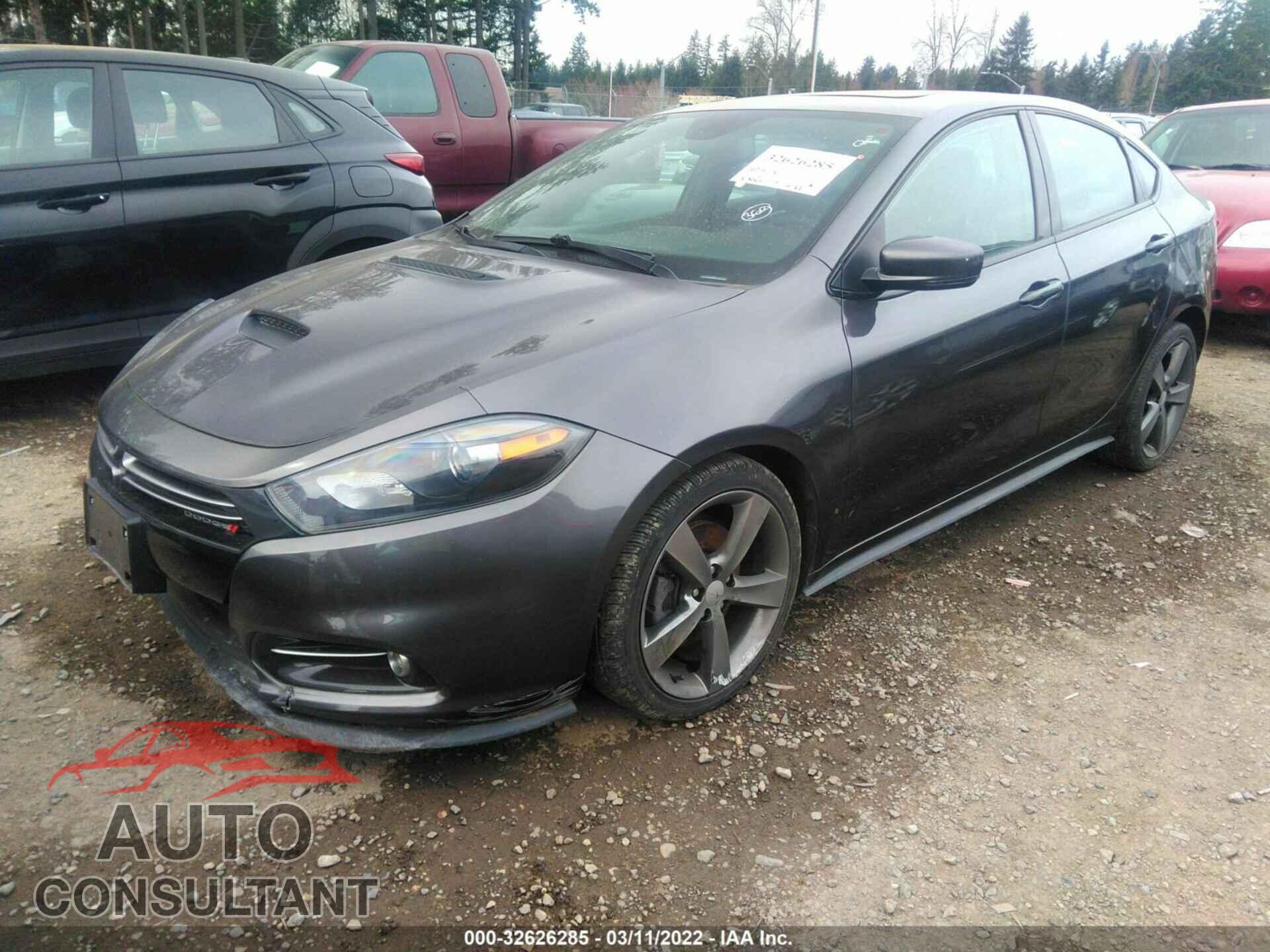 DODGE DART 2016 - 1C3CDFEB4GD577605
