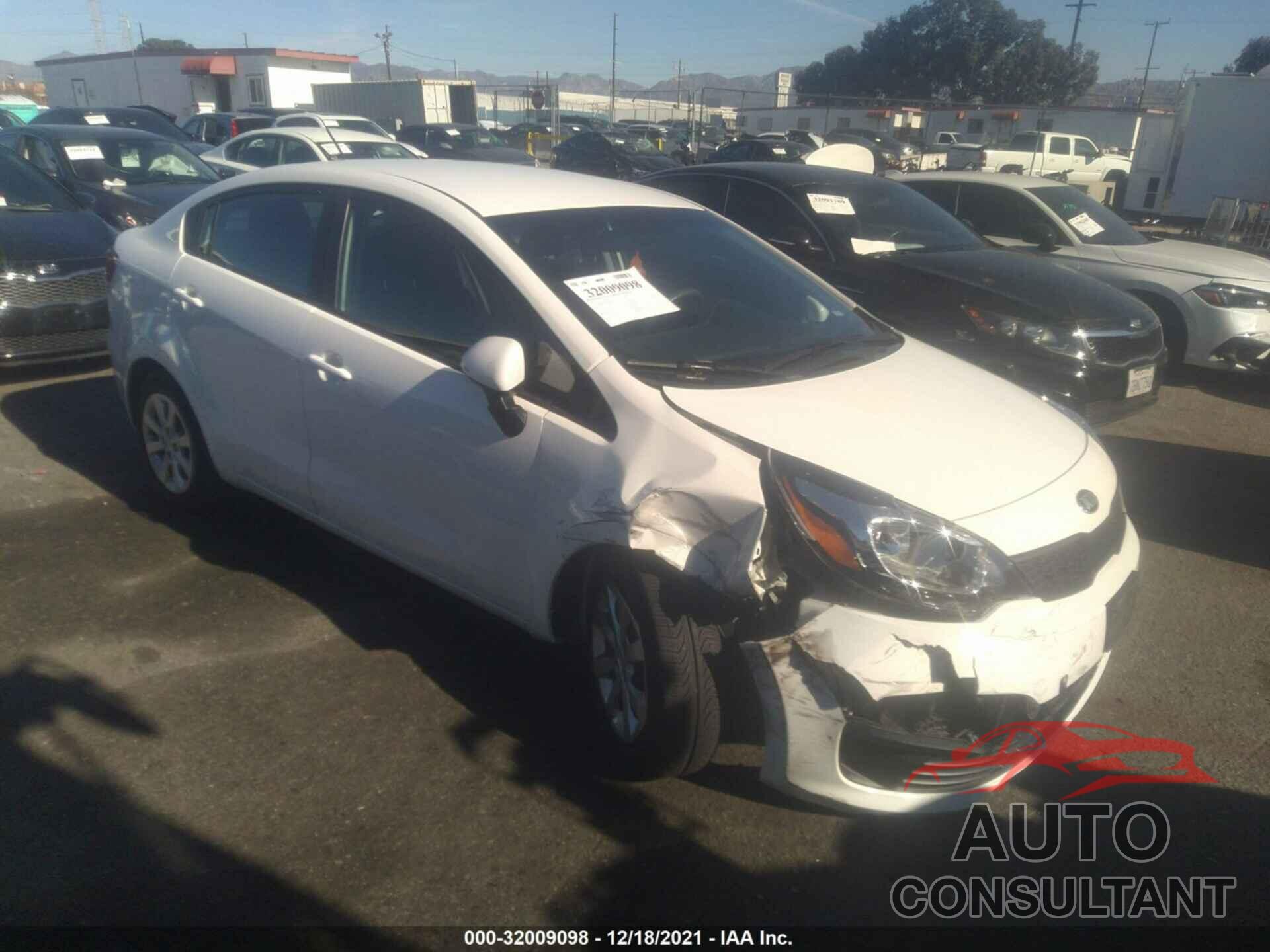 KIA RIO 2016 - KNADM4A37G6696284