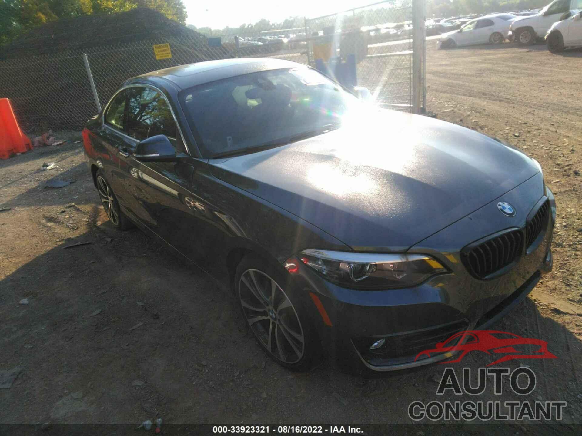 BMW 2 SERIES 2019 - WBA2J3C5XKVD49378