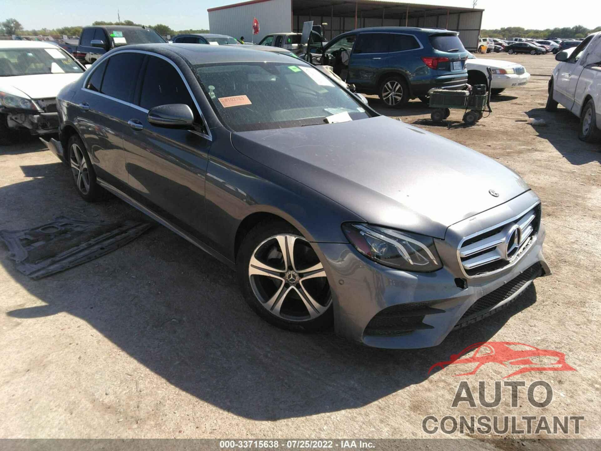 MERCEDES-BENZ E-CLASS 2018 - WDDZF4KB2JA390225
