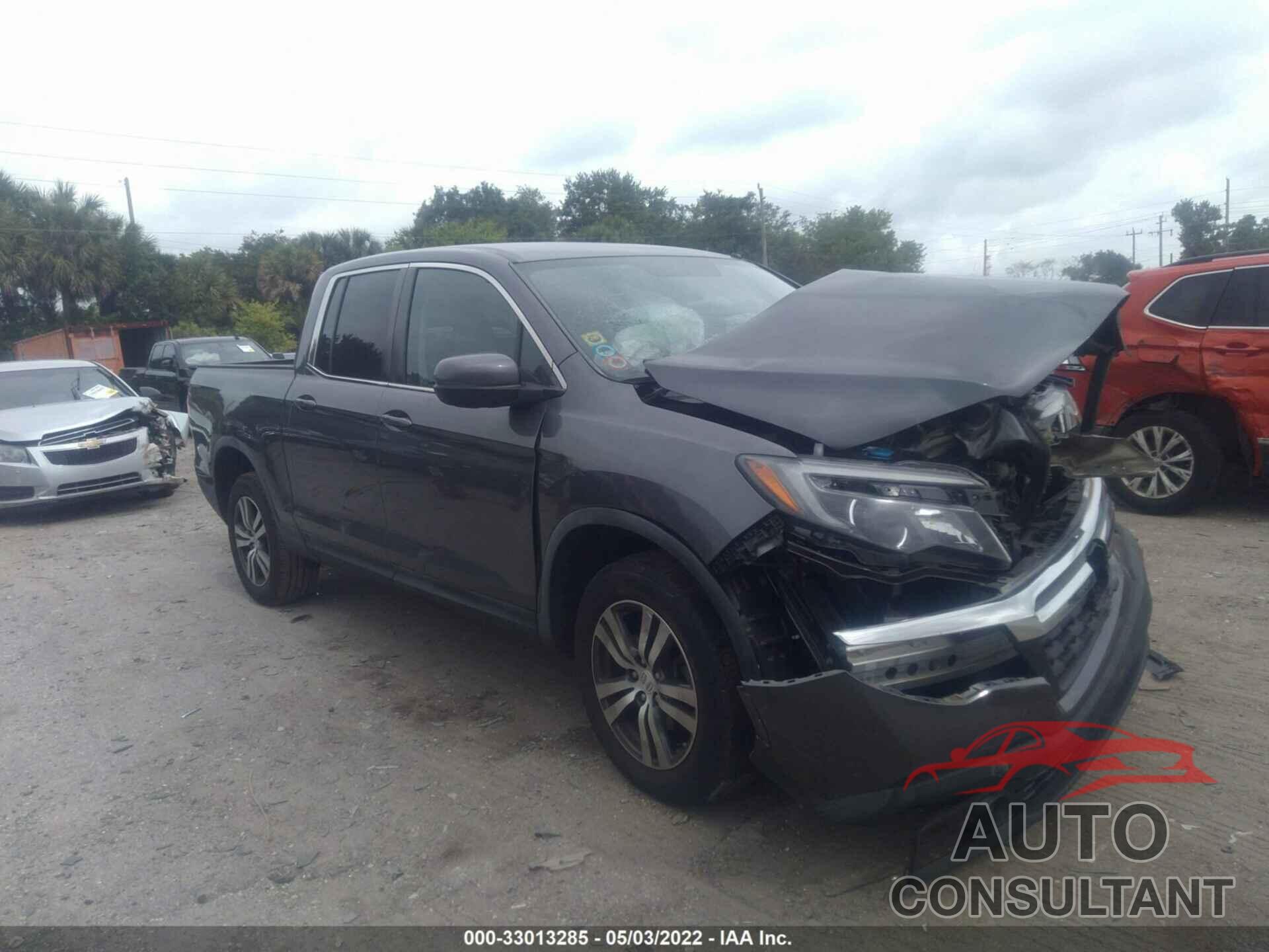 HONDA RIDGELINE 2017 - 5FPYK3F46HB034599