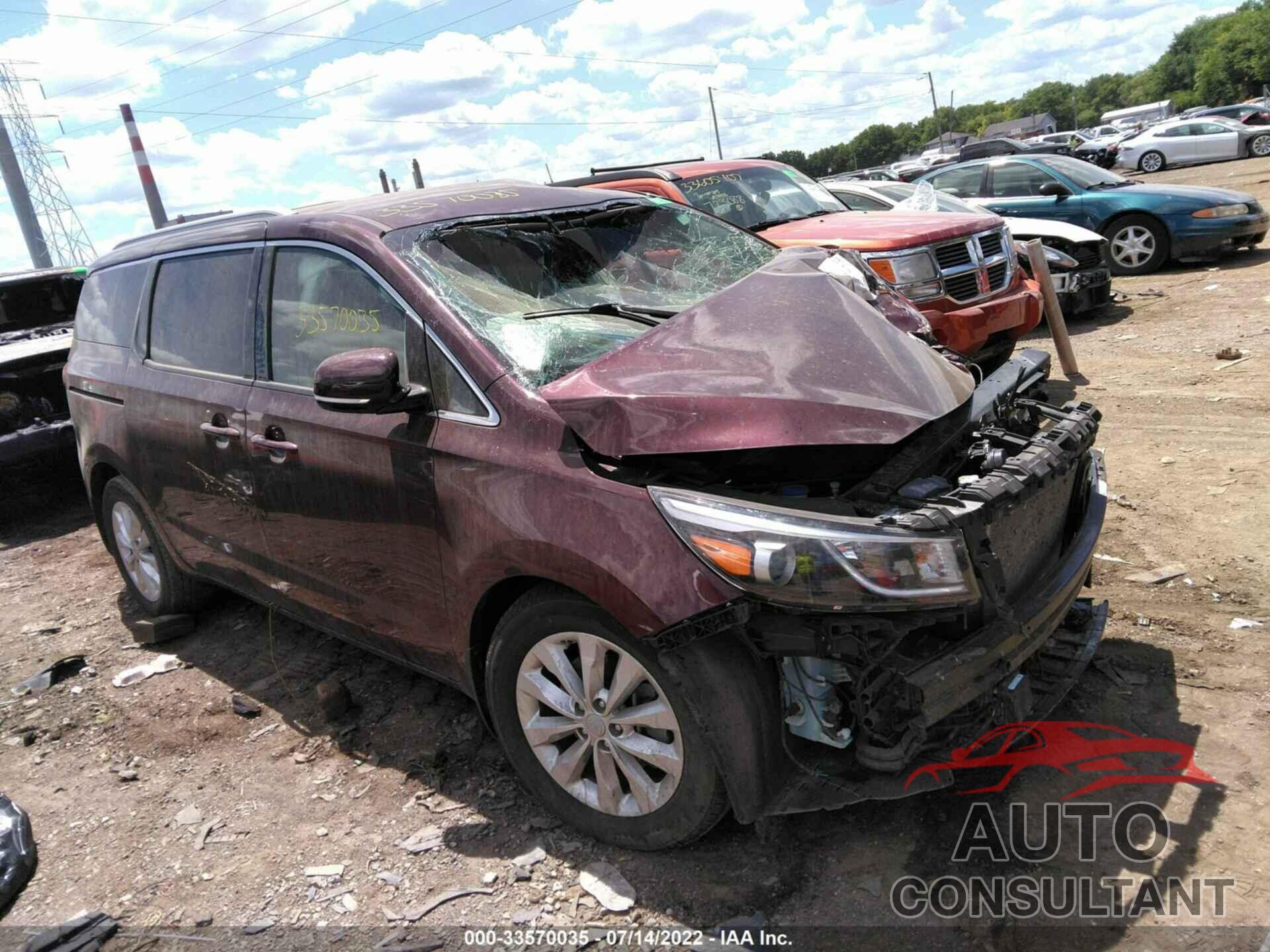 KIA SEDONA 2017 - KNDMC5C10H6256044