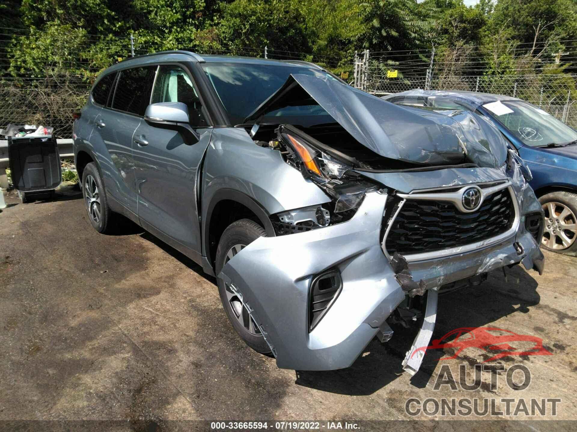 TOYOTA HIGHLANDER 2020 - 5TDGZRAH7LS015156
