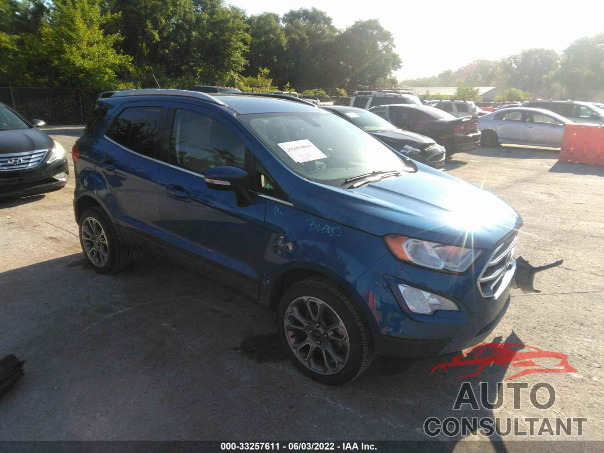 FORD ECOSPORT 2019 - MAJ6S3KL1KC297784