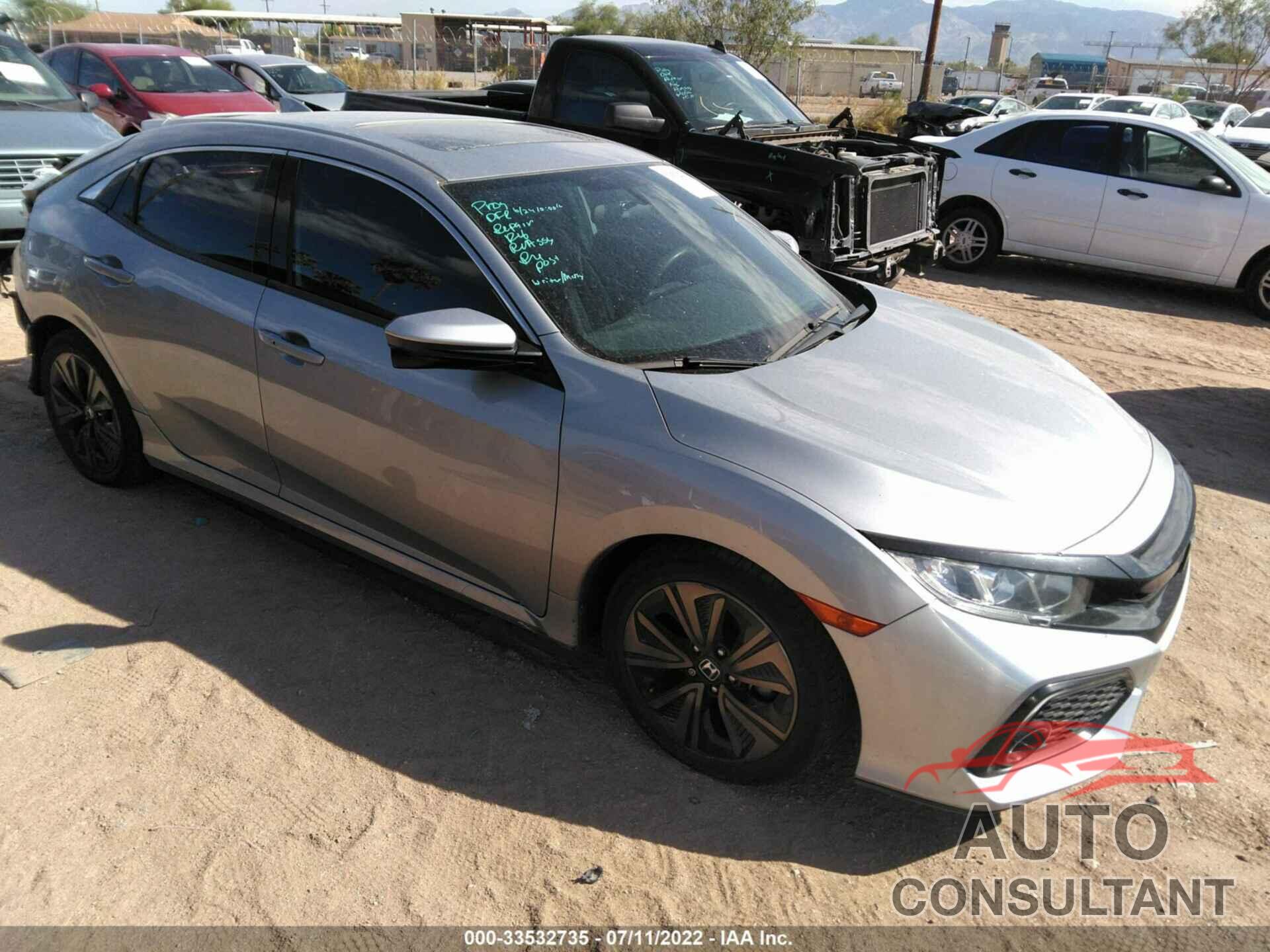 HONDA CIVIC HATCHBACK 2018 - SHHFK7H5XJU222611