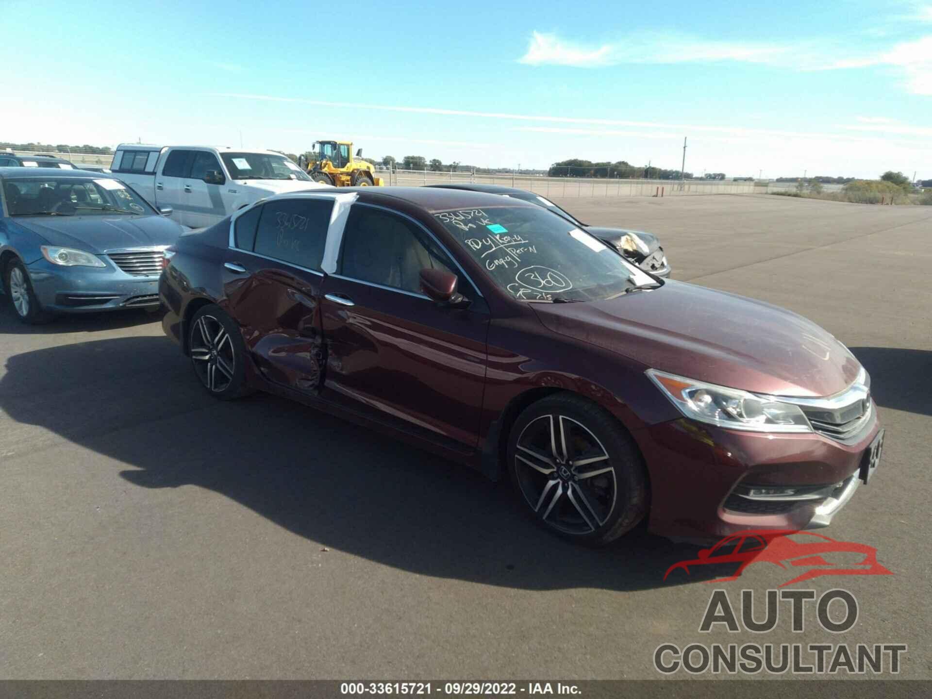 HONDA ACCORD SEDAN 2016 - 1HGCR2F59GA079191