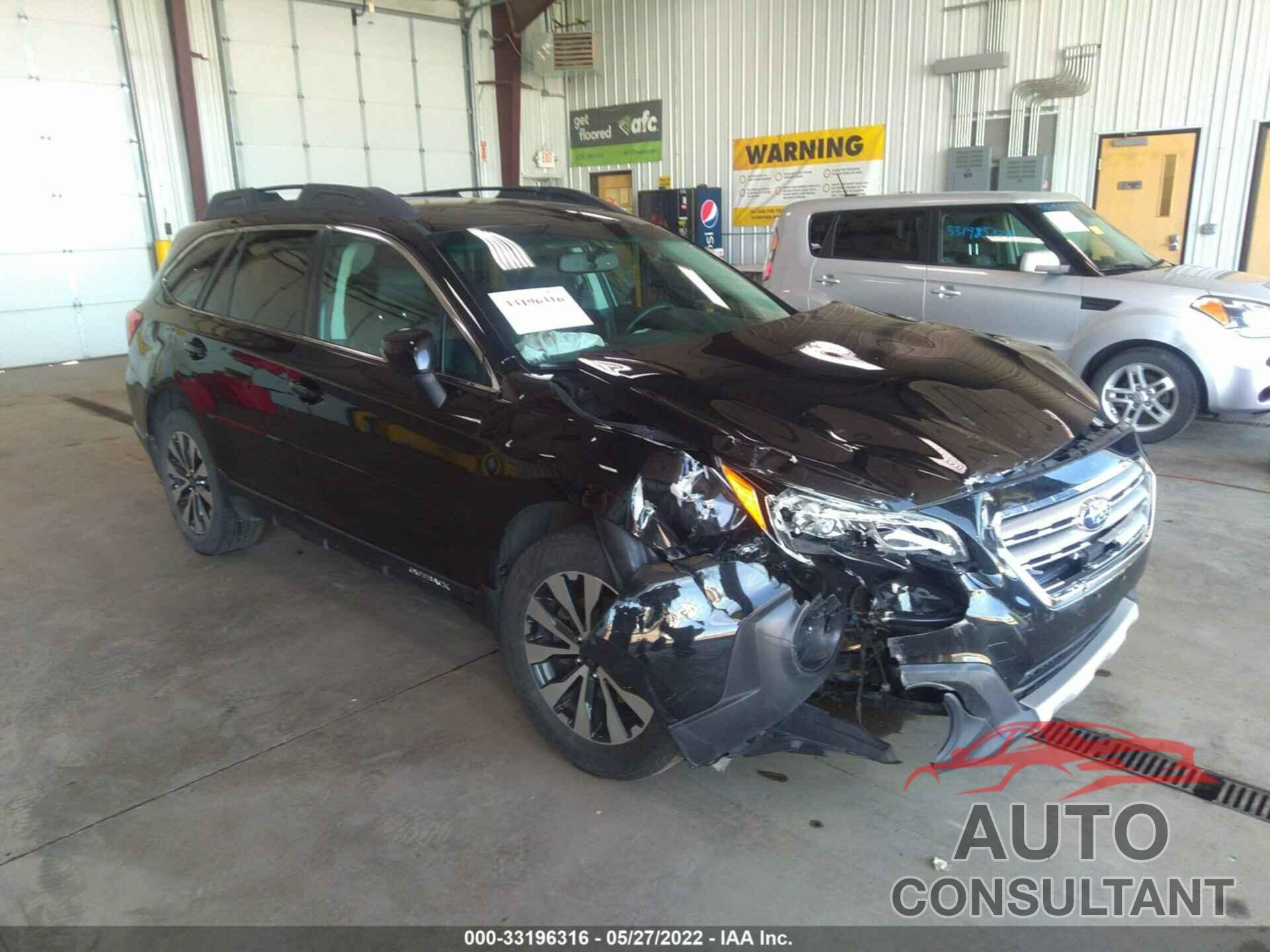 SUBARU OUTBACK 2016 - 4S4BSBLC4G3234666