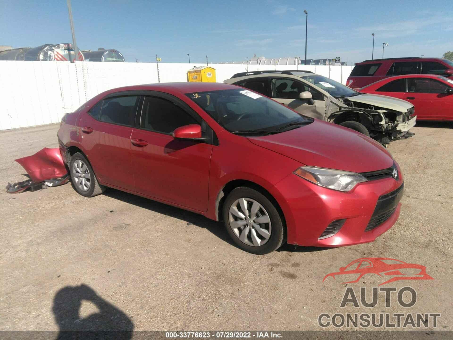 TOYOTA COROLLA 2016 - 5YFBURHE7GP527745