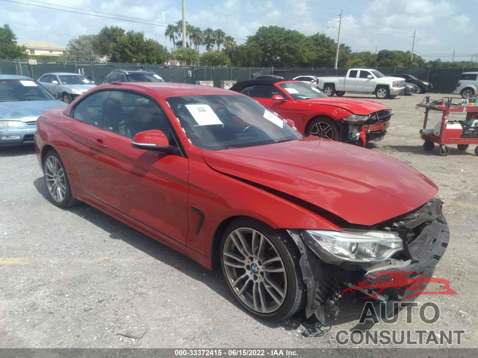 BMW 4 SERIES 2017 - WBA4U7C52H5D43171