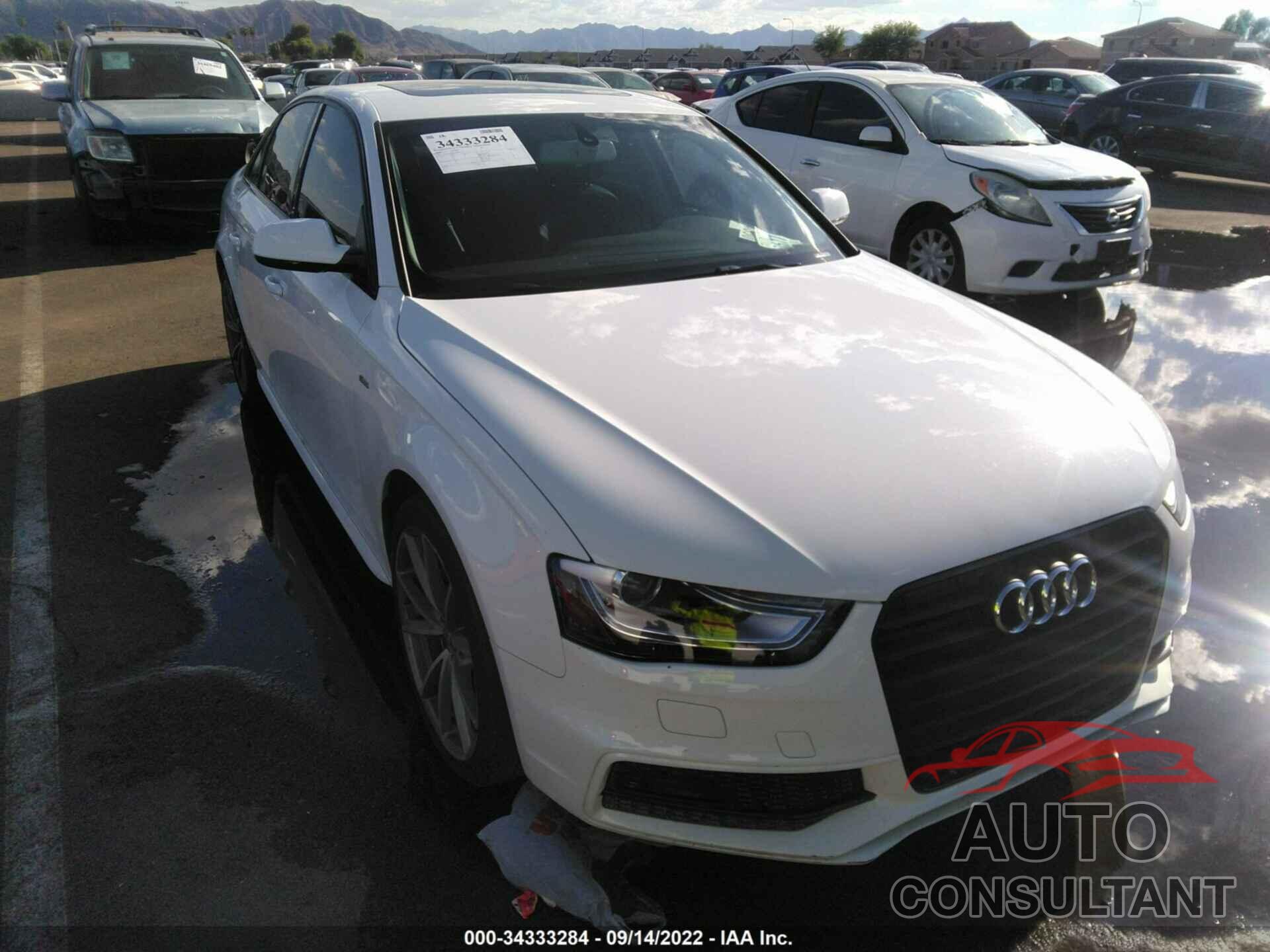 AUDI A4 2016 - WAUAFAFLXGN014587