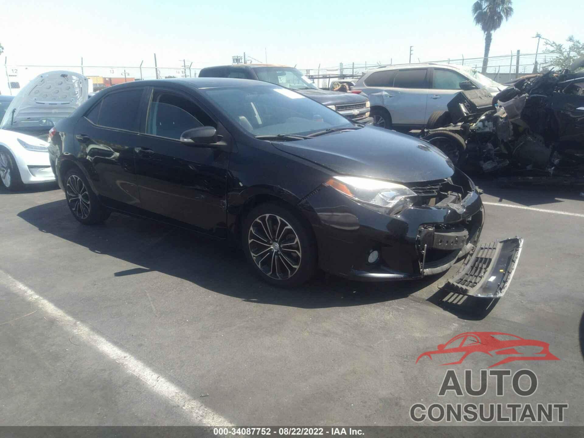 TOYOTA COROLLA 2016 - 5YFBURHE7GP422817