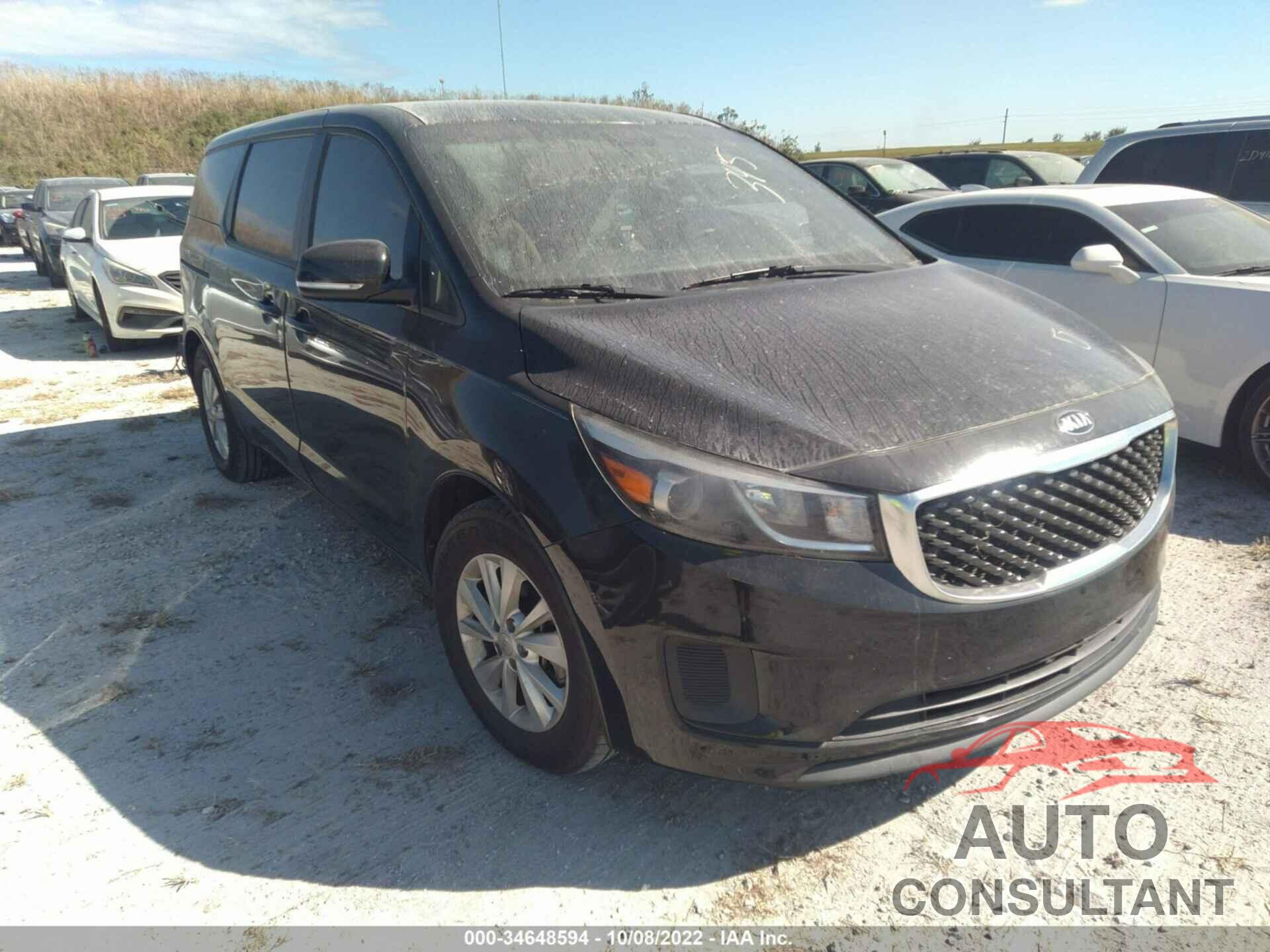 KIA SEDONA 2017 - KNDMA5C16H6289202