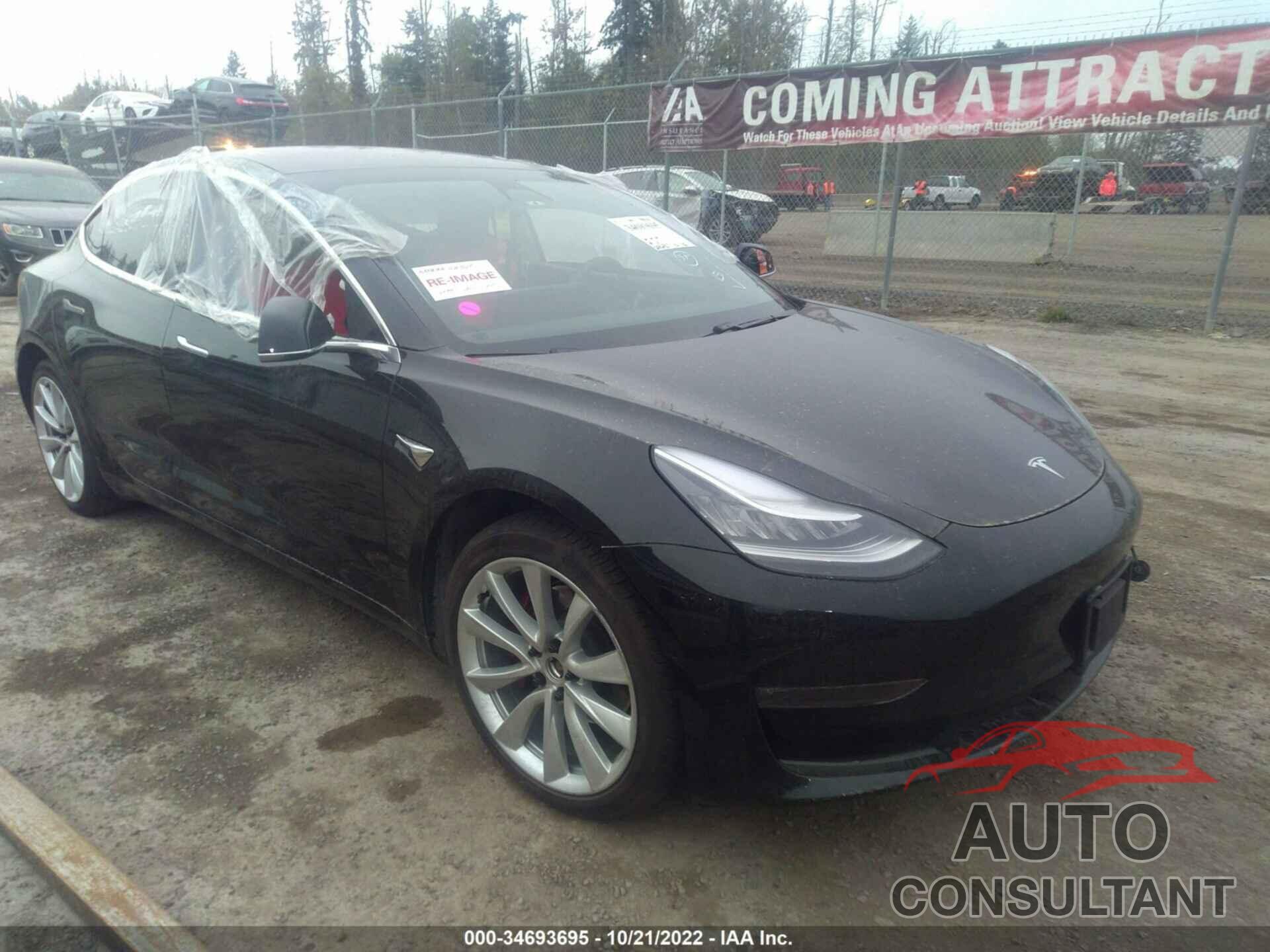TESLA MODEL 3 2018 - 5YJ3E1EB1JF120925