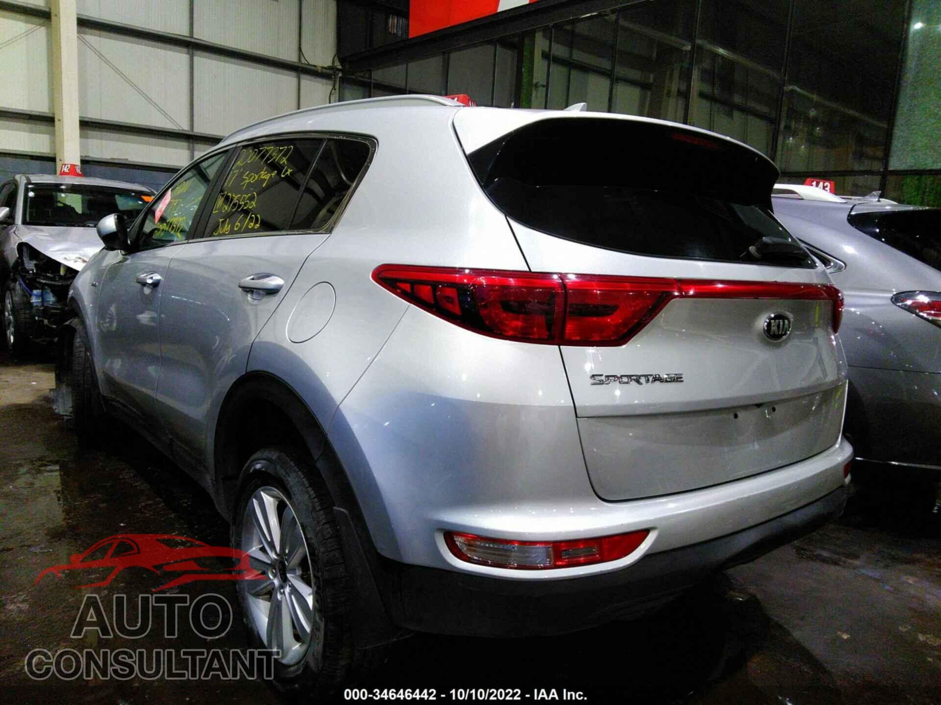 KIA SPORTAGE 2017 - 00DPMCAC8H7275552