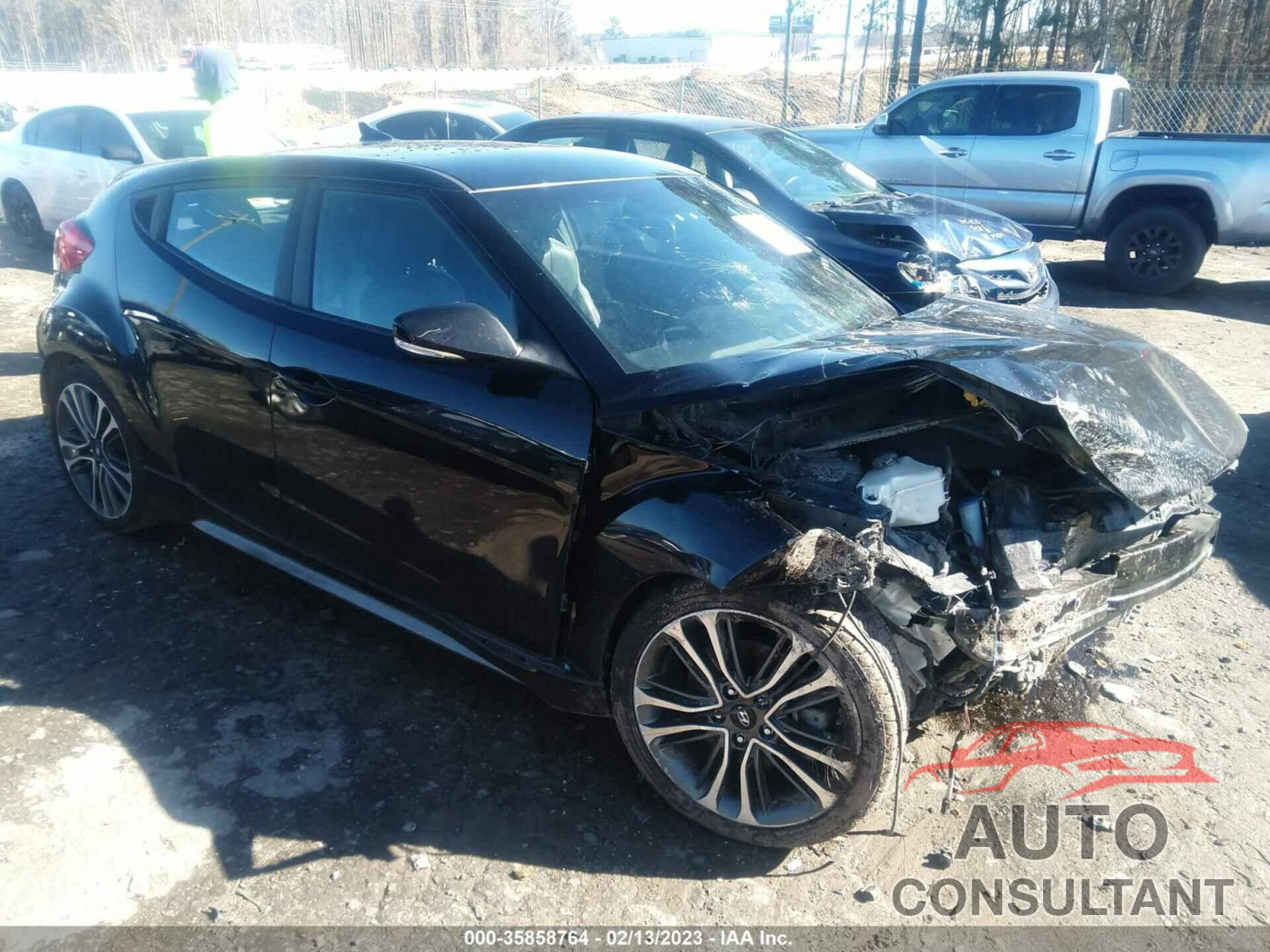 HYUNDAI VELOSTER 2017 - KMHTC6AE0HU308741