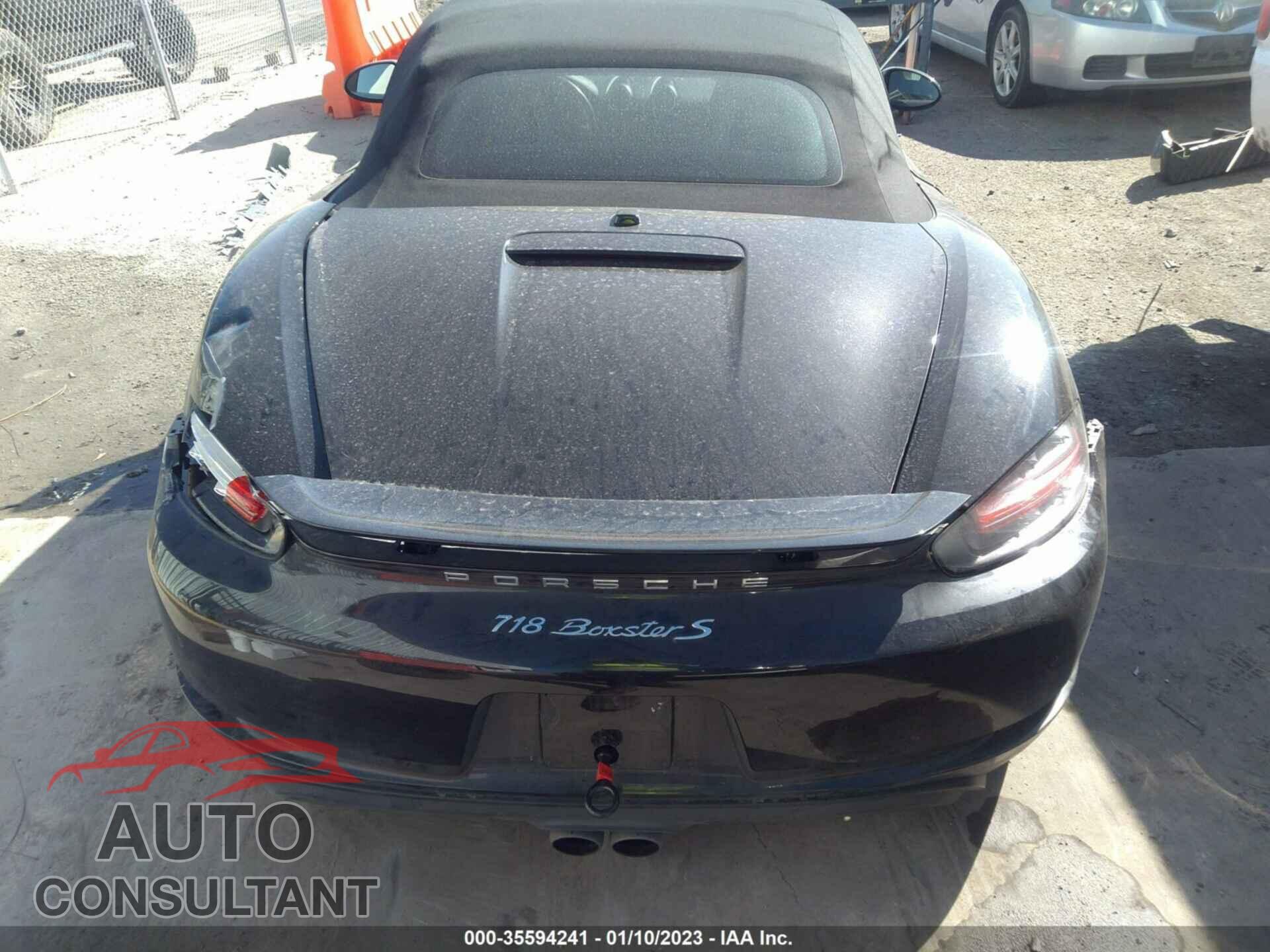 PORSCHE 718 BOXSTER 2017 - WP0CB2A81HS241380