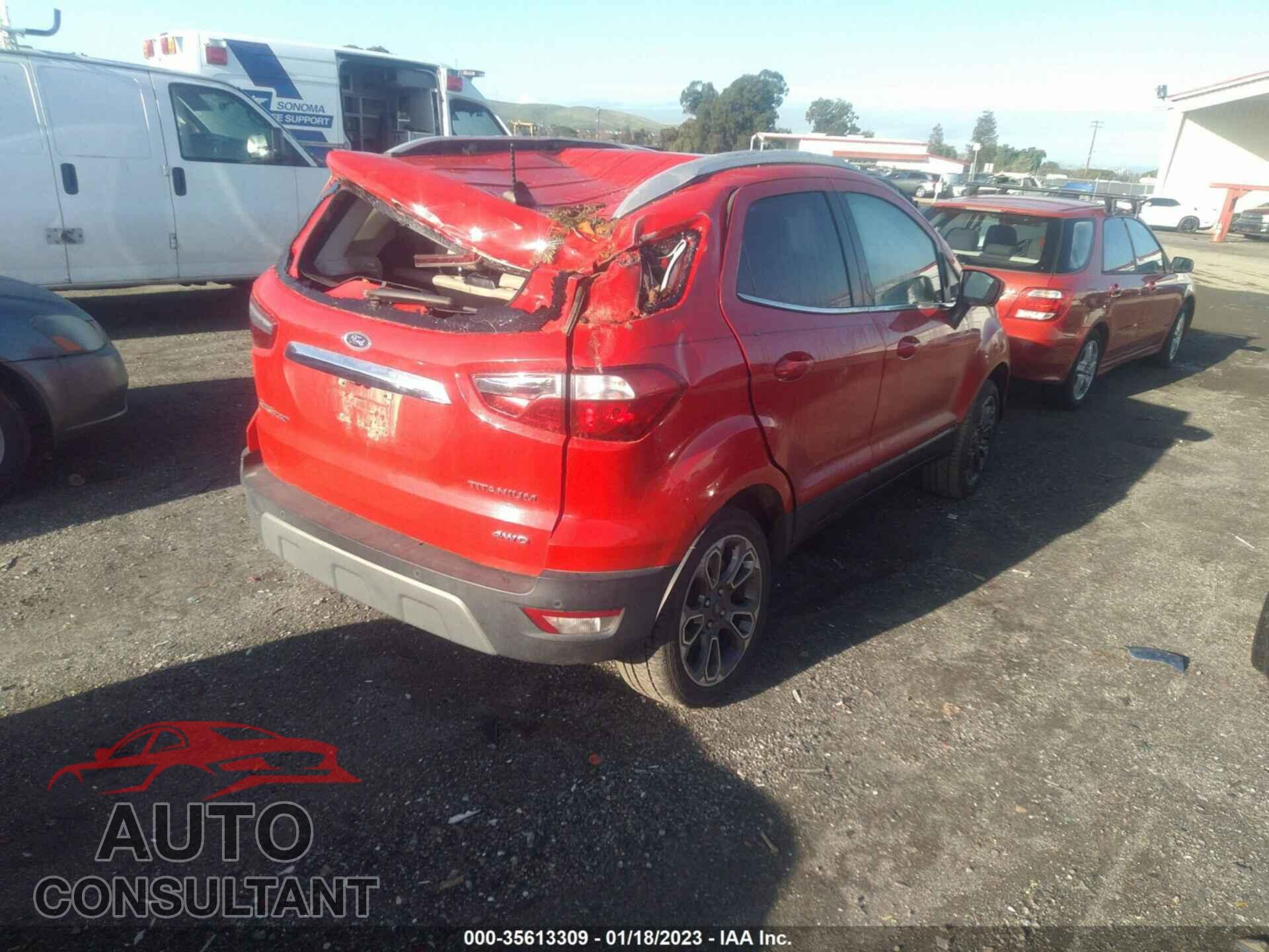 FORD ECOSPORT 2019 - MAJ6S3KL6KC302784