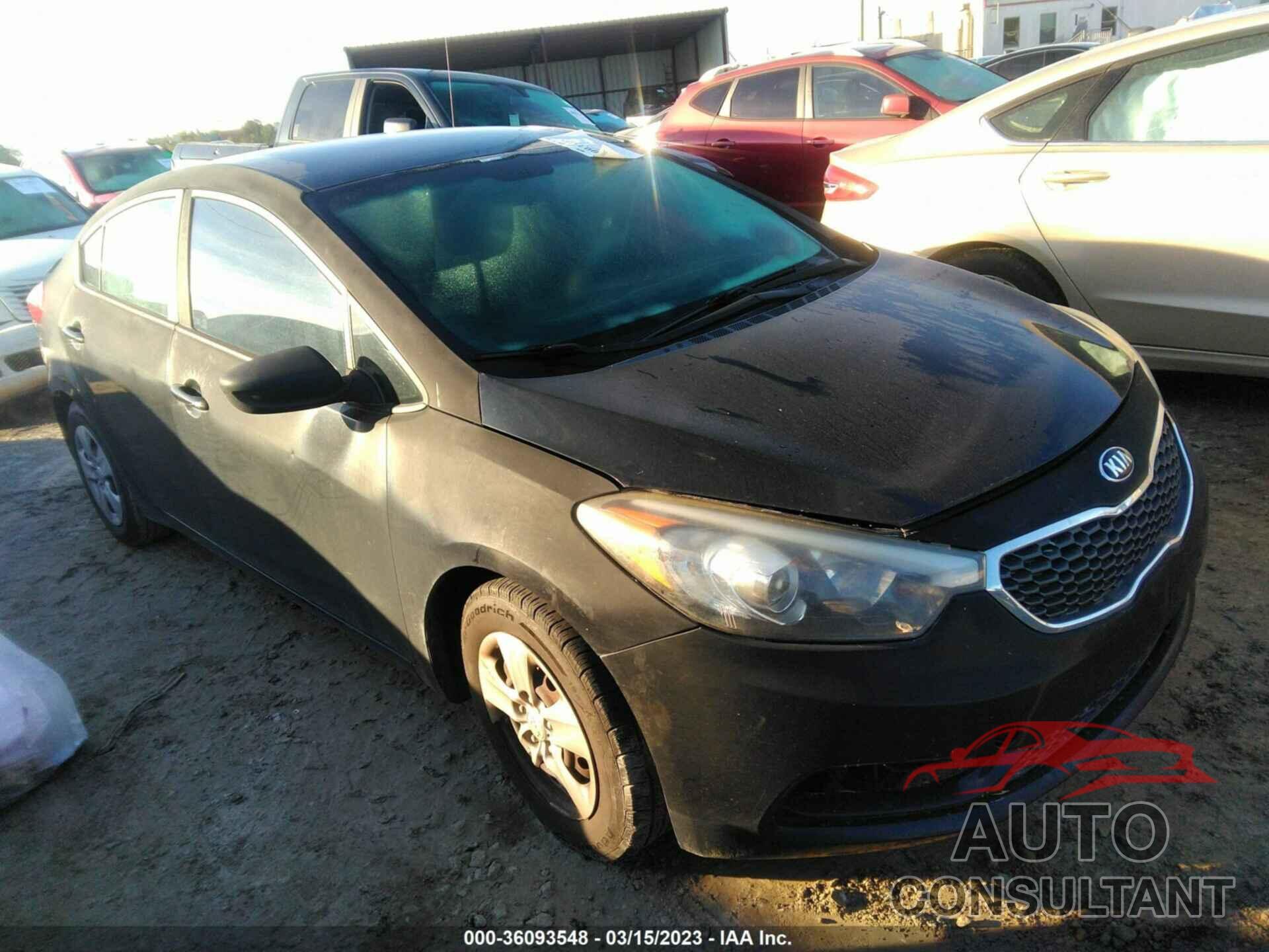 KIA FORTE 2016 - KNAFK4A6XG5504032