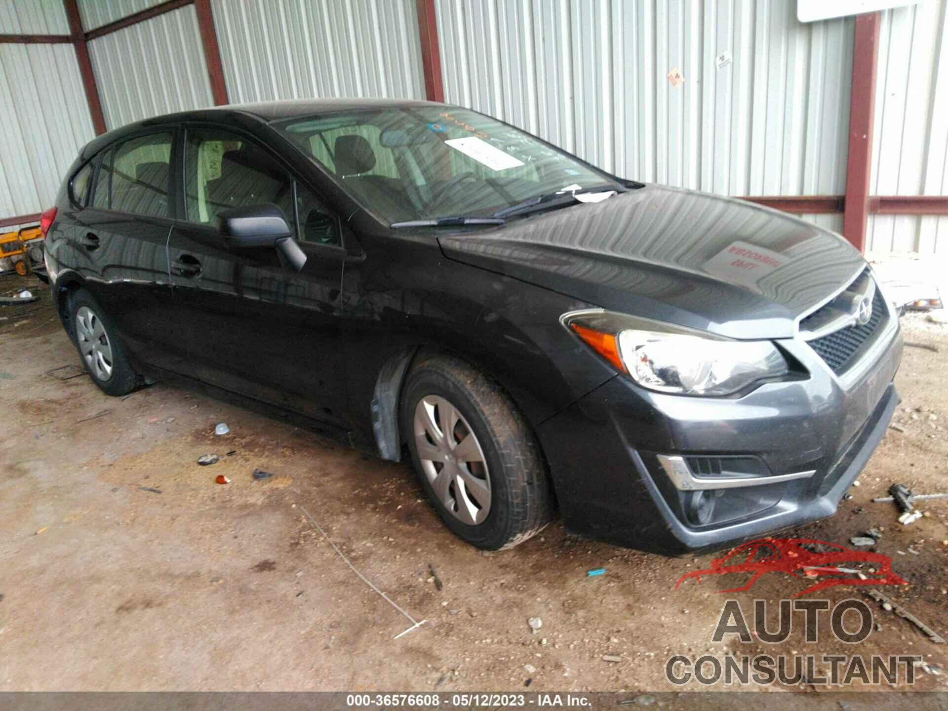 SUBARU IMPREZA WAGON 2016 - JF1GPAA61G8316009