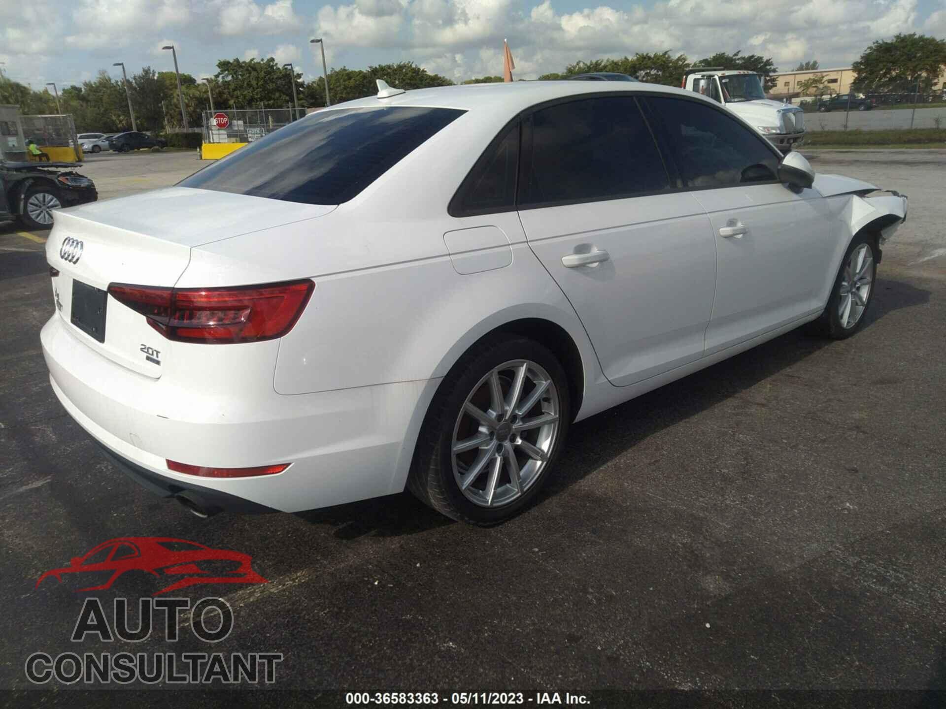 AUDI A4 2017 - WAUGMAF41HA076512