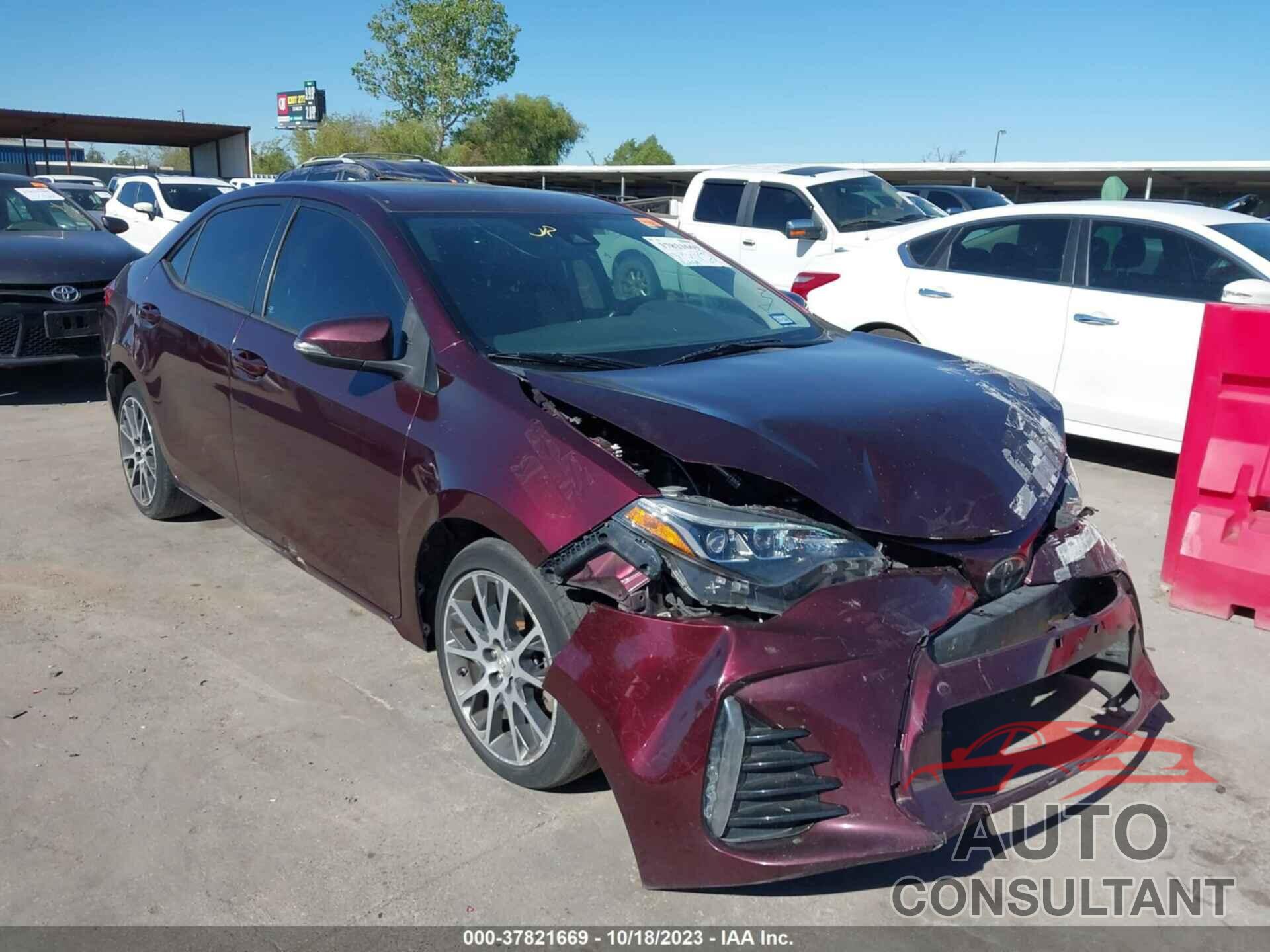 TOYOTA COROLLA 2017 - 5YFBURHE5HP585113
