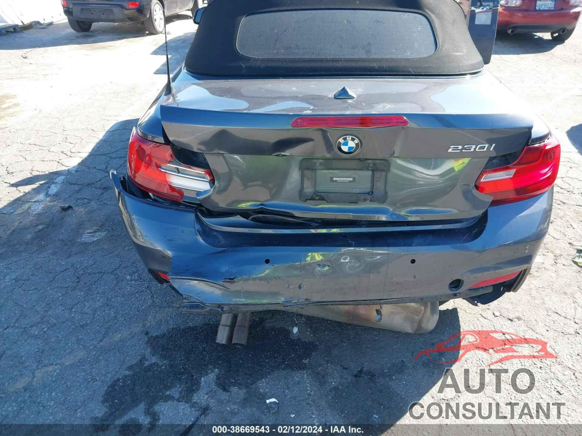 BMW 230I 2017 - WBA2K9C5XHV646964