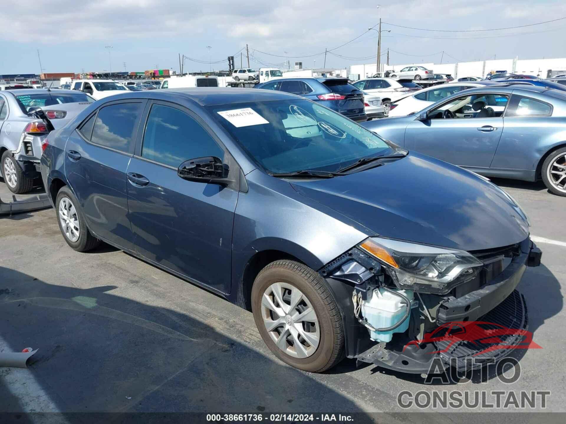 TOYOTA COROLLA 2016 - 5YFBURHE2GP509346