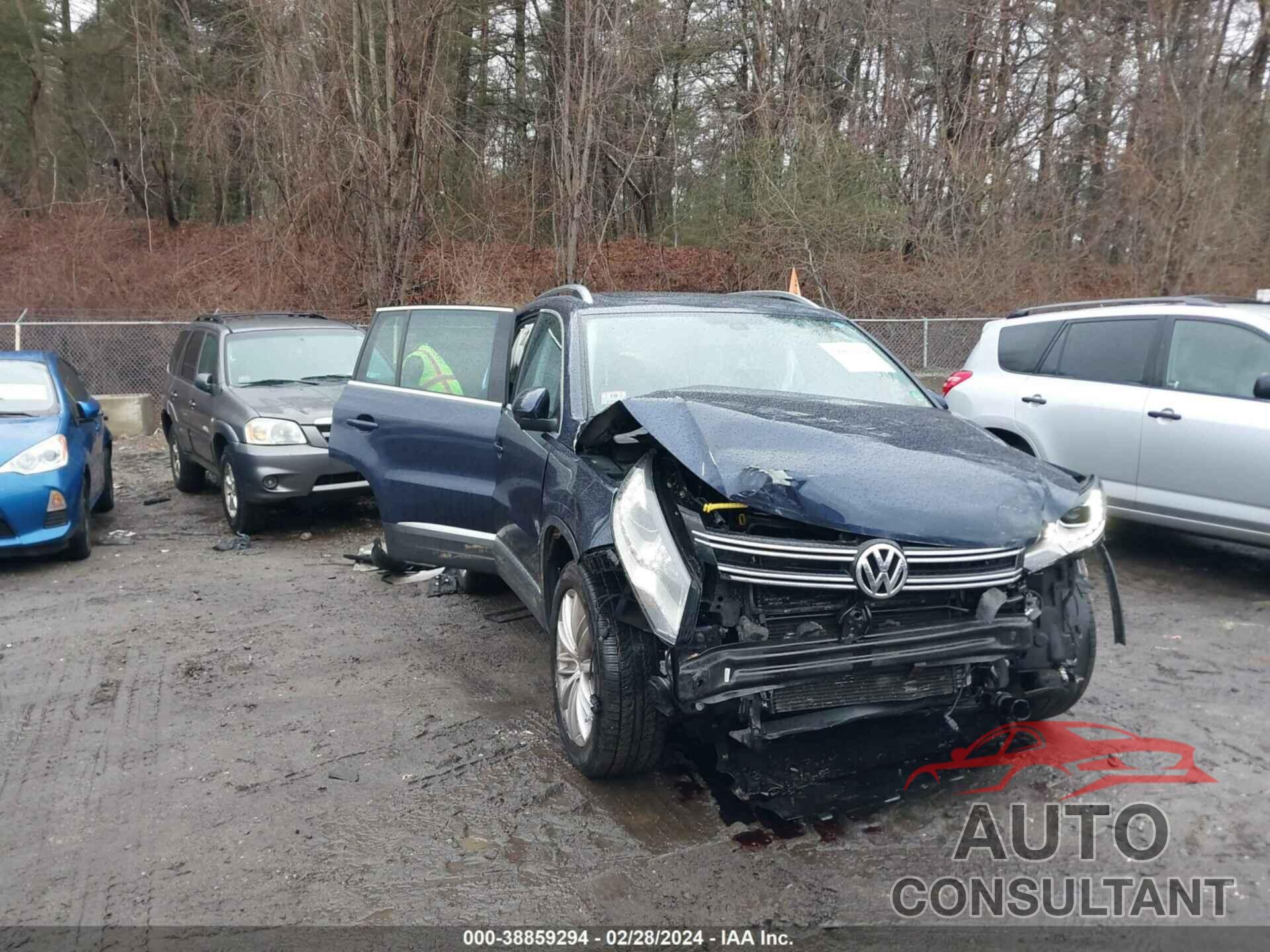 VOLKSWAGEN TIGUAN 2016 - WVGBV7AX3GW612257