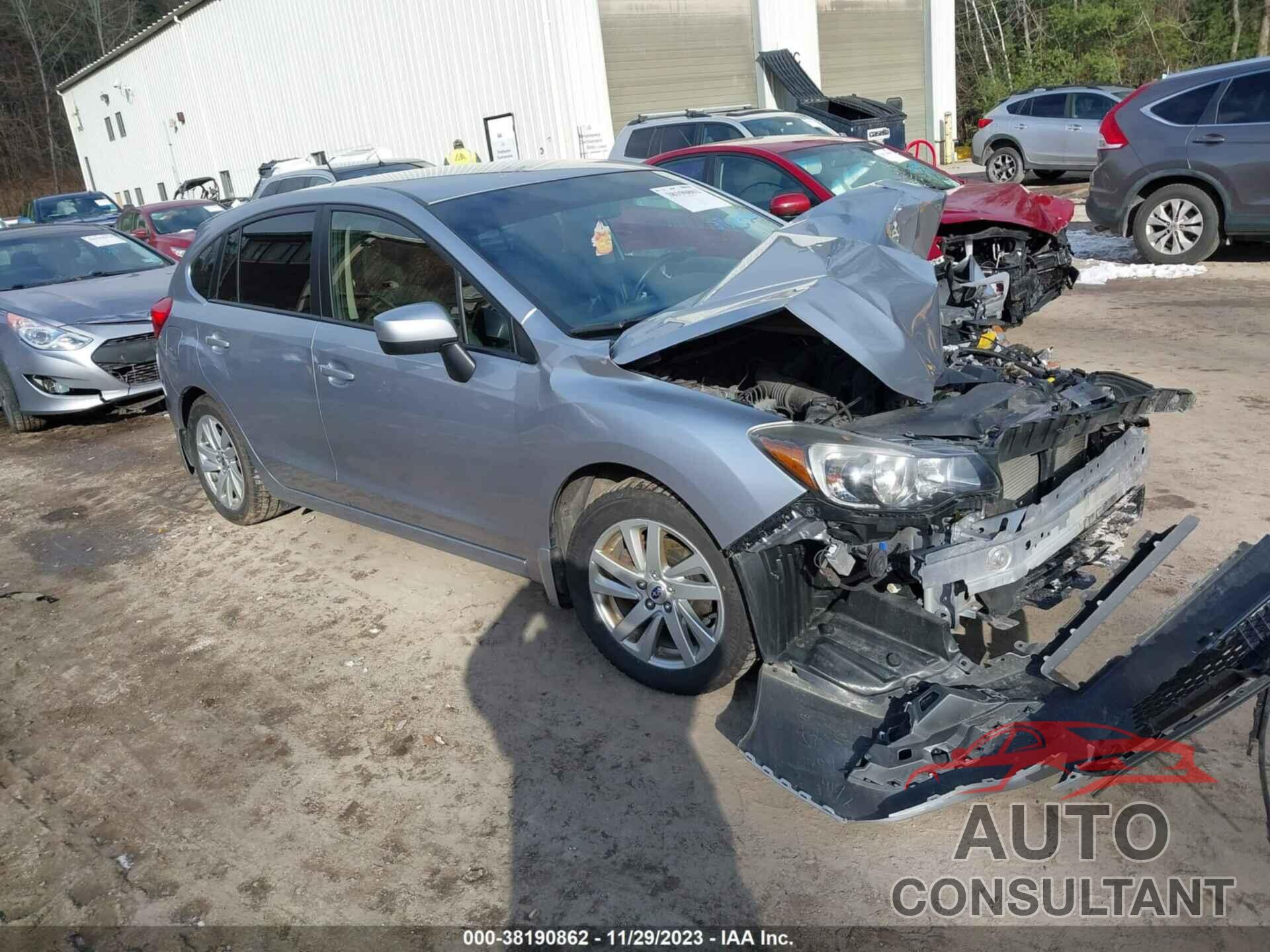 SUBARU IMPREZA 2016 - JF1GPAB68G8329368