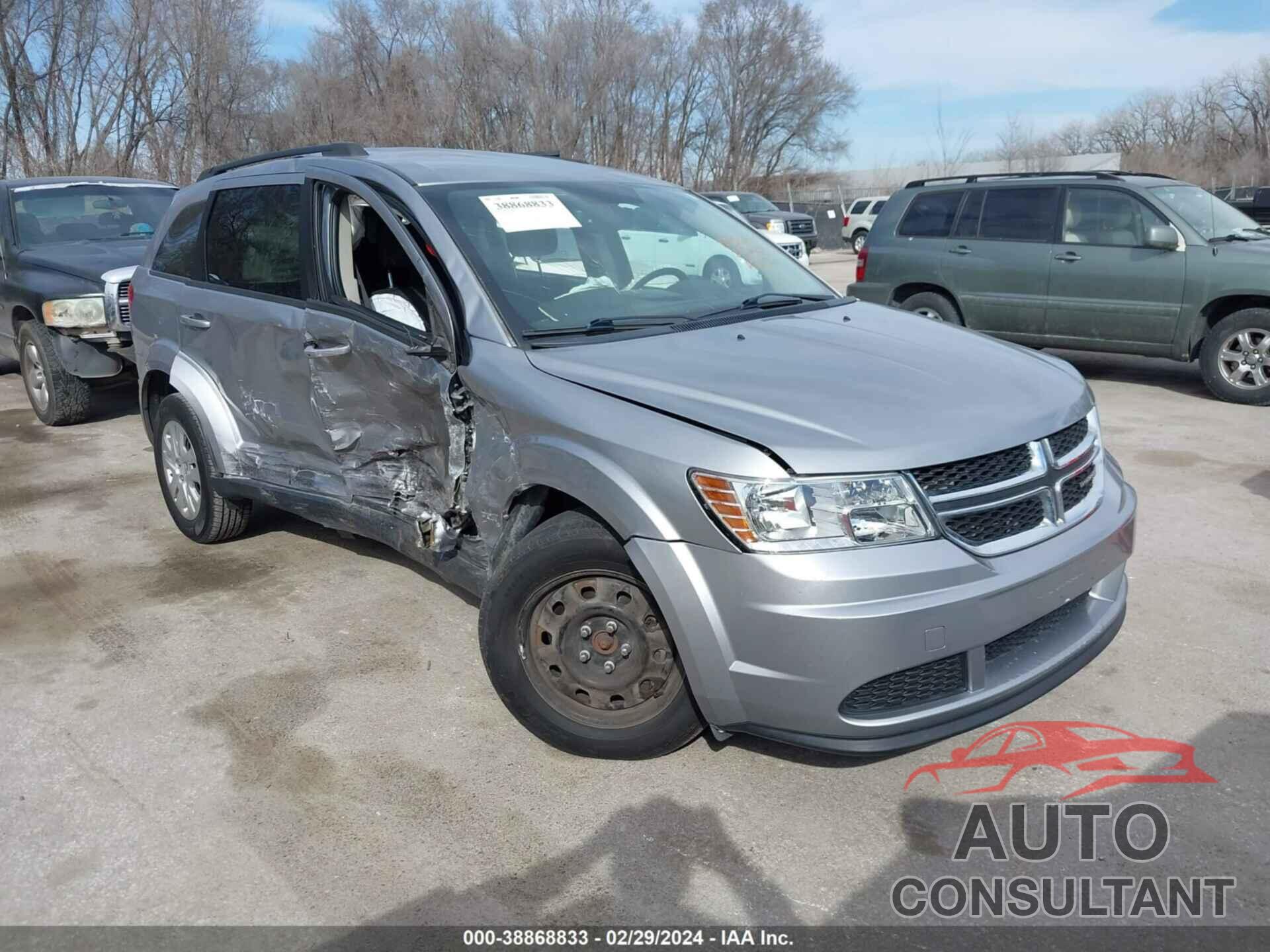 DODGE JOURNEY 2016 - 3C4PDCAB6GT171997