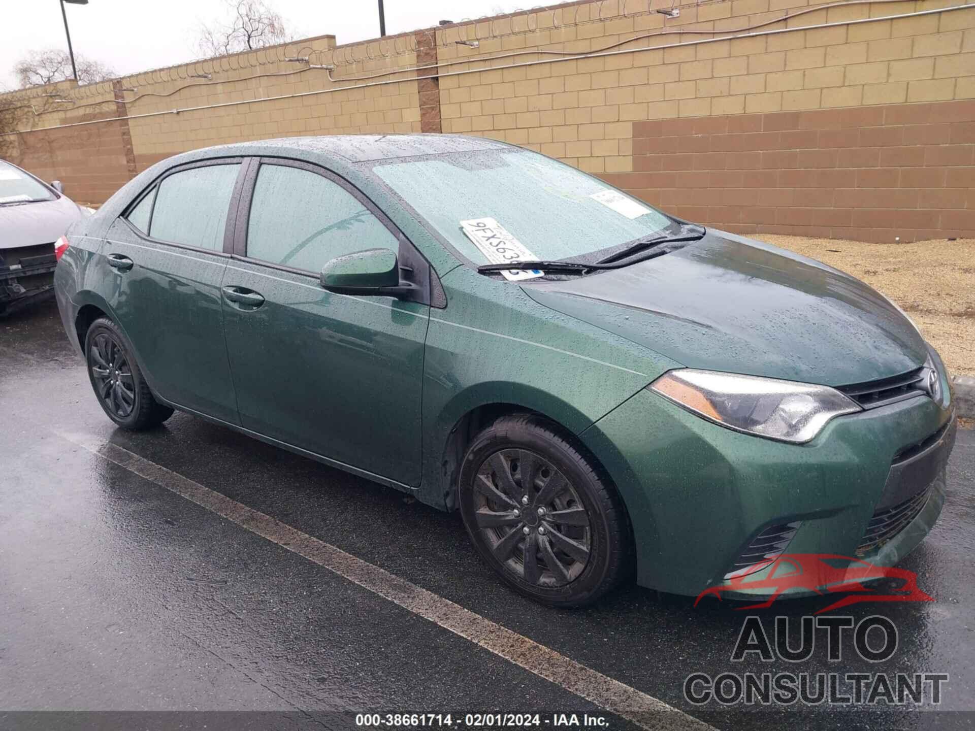 TOYOTA COROLLA 2016 - 2T1BURHE0GC507496