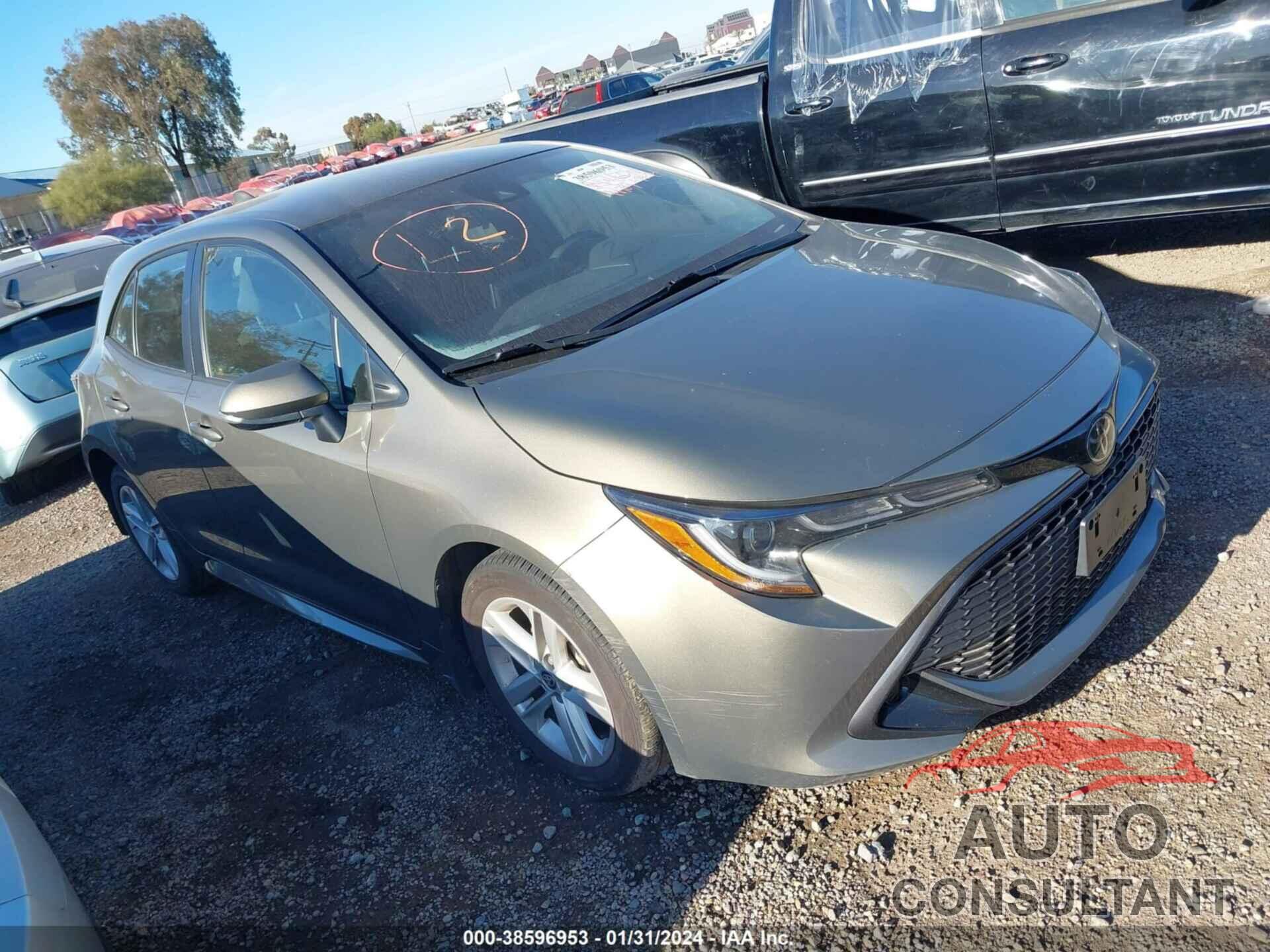 TOYOTA COROLLA 2020 - JTND4RBEXL3078738