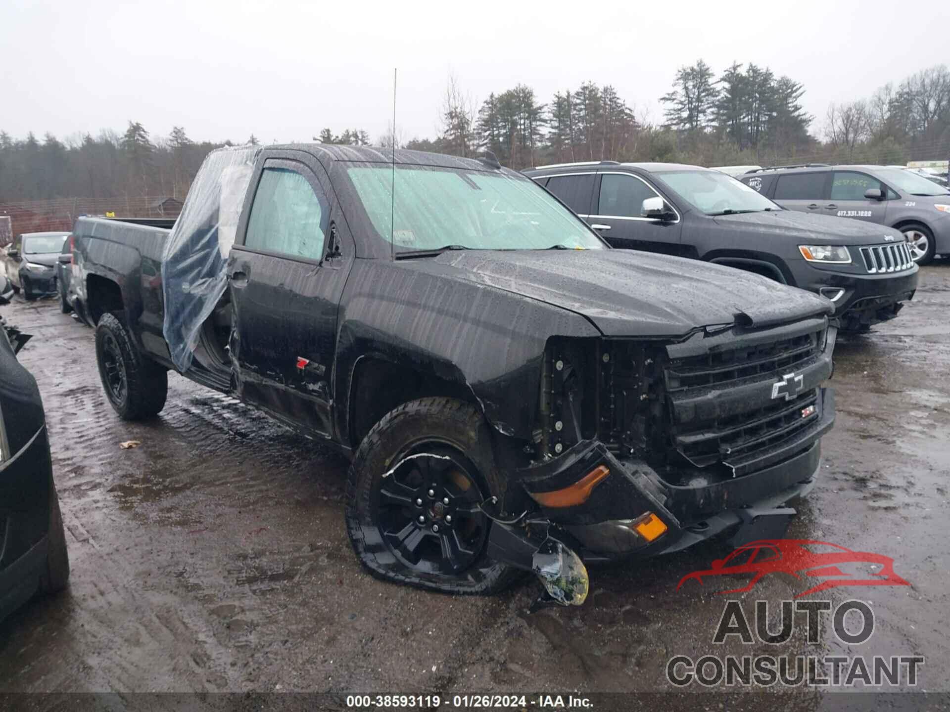 CHEVROLET SILVERADO 1500 2017 - 1GCVKREC0HZ158272