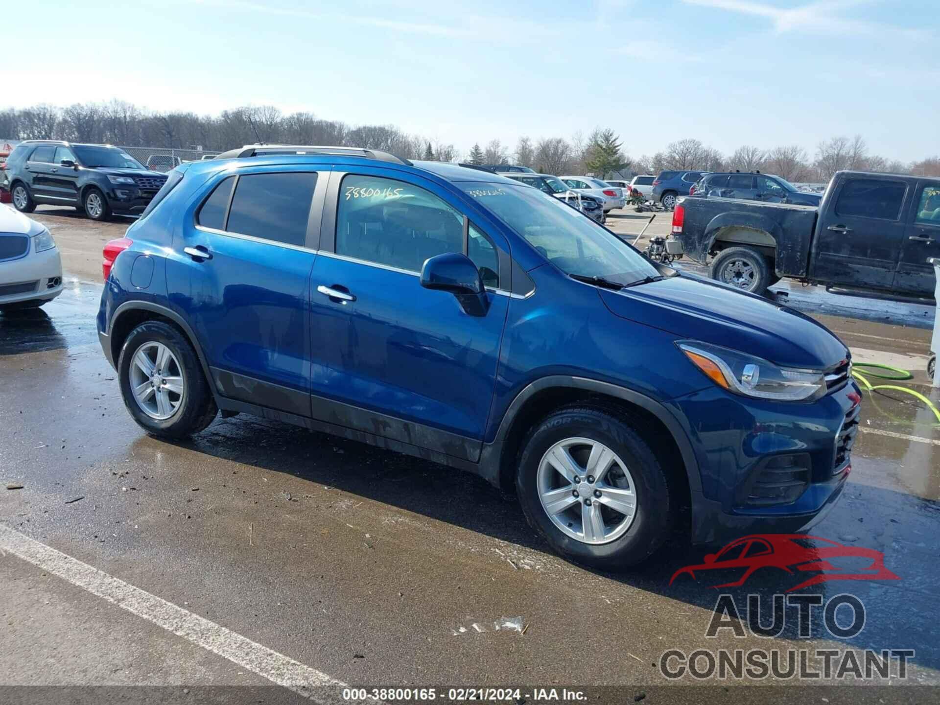 CHEVROLET TRAX 2019 - 3GNCJLSBXKL398308