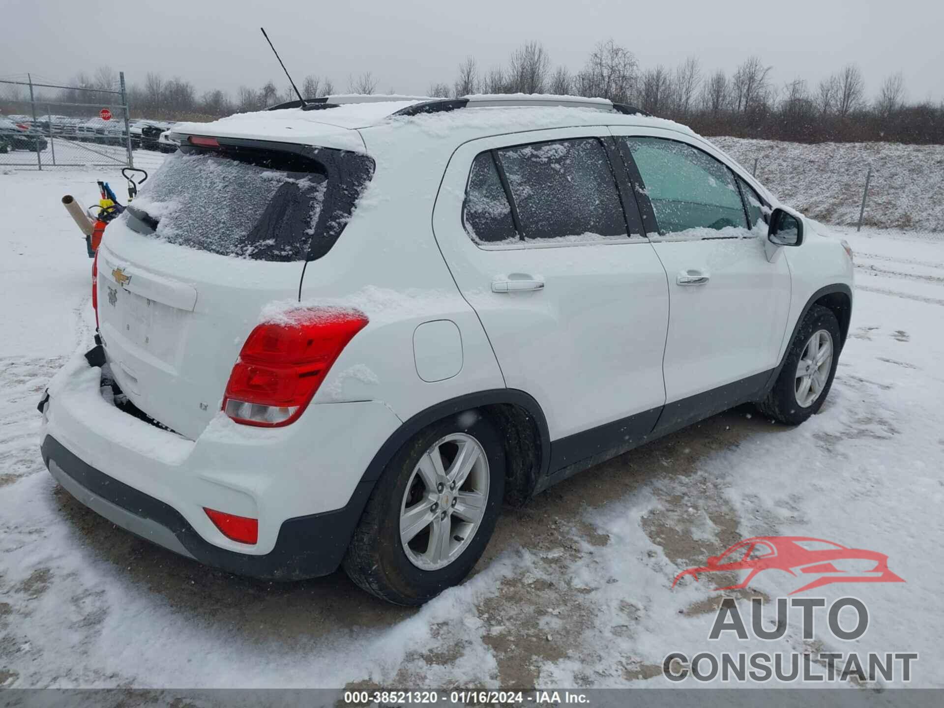 CHEVROLET TRAX 2019 - KL7CJPSB8KB832966