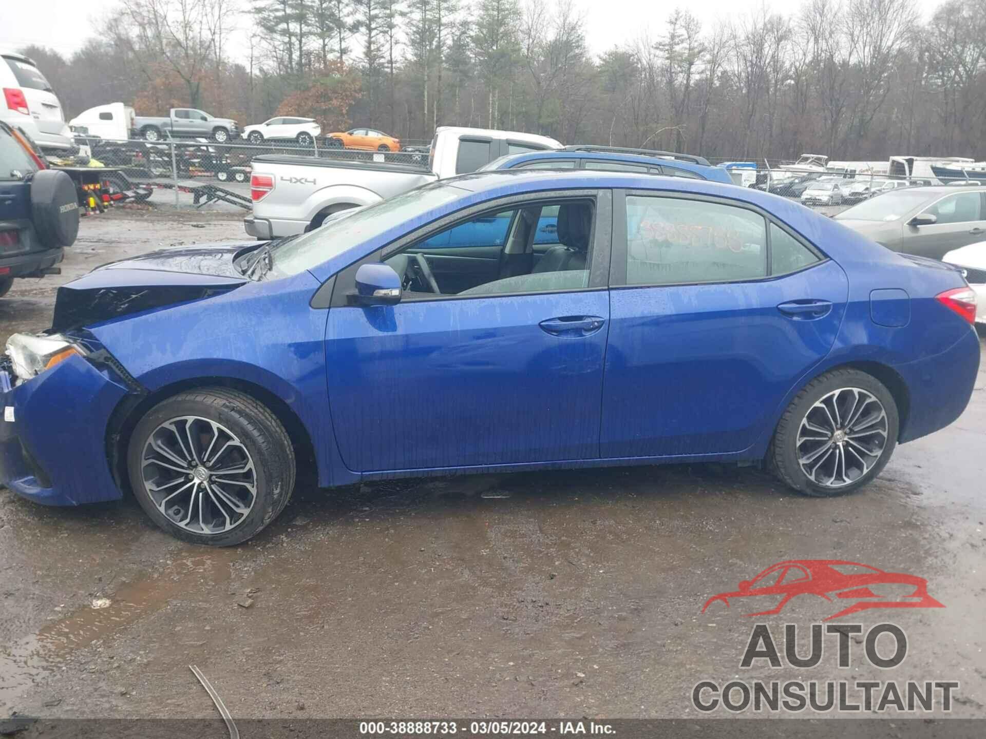 TOYOTA COROLLA 2016 - 2T1BURHE4GC556457