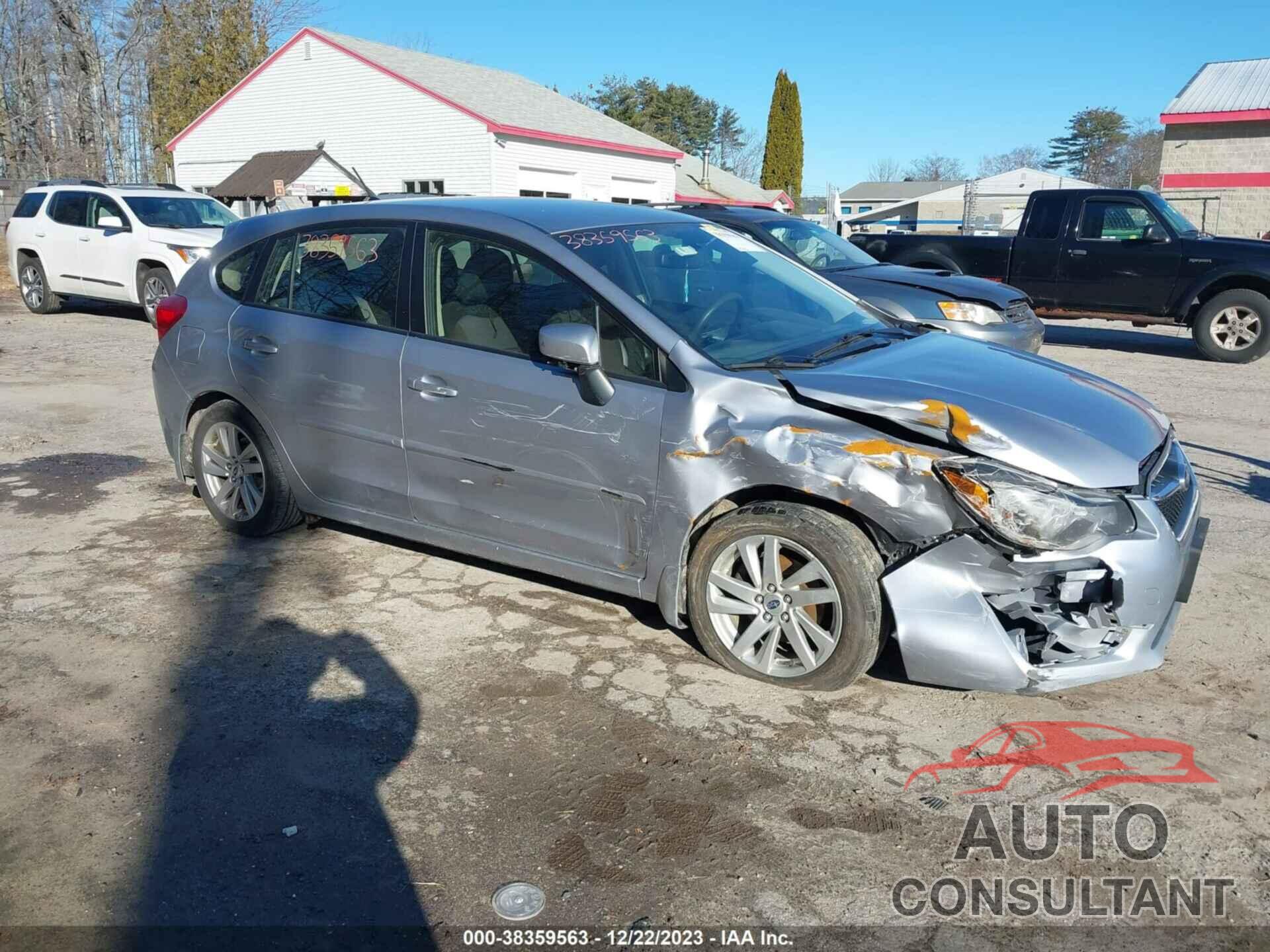 SUBARU IMPREZA 2016 - JF1GPAB65G8222682