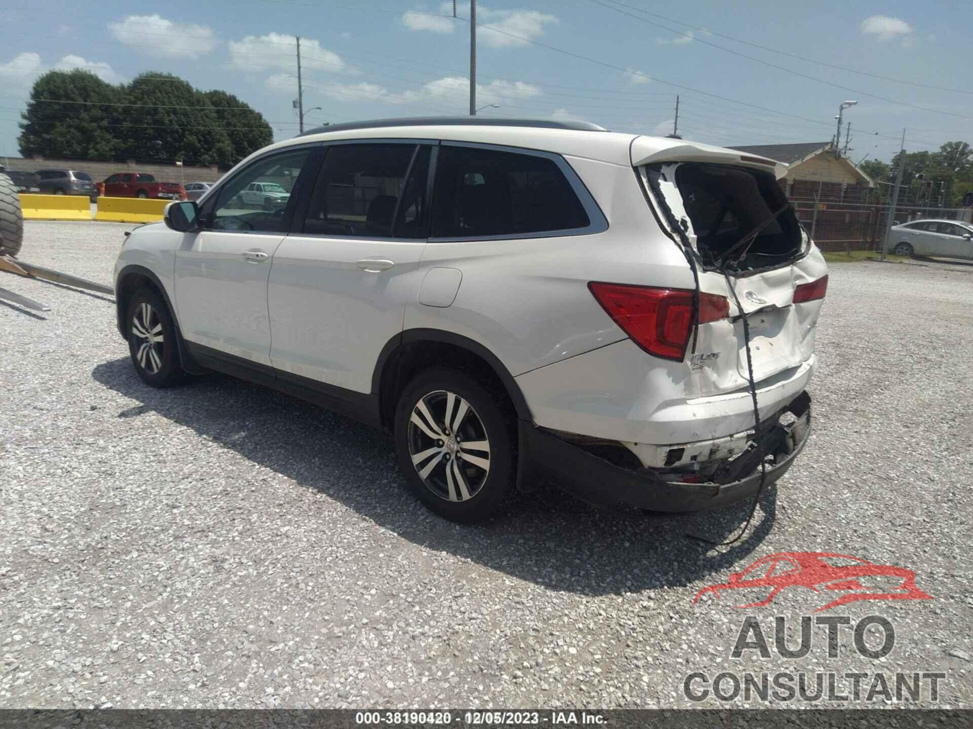 HONDA PILOT 2016 - 5FNYF6H78GB508220